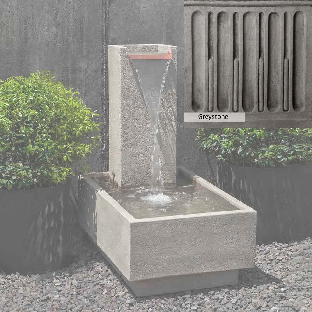 Campania International Falling Water Fountain IV - Outdoor Garden Waterfall Feature for Patio, Yard, and Landscape Decor