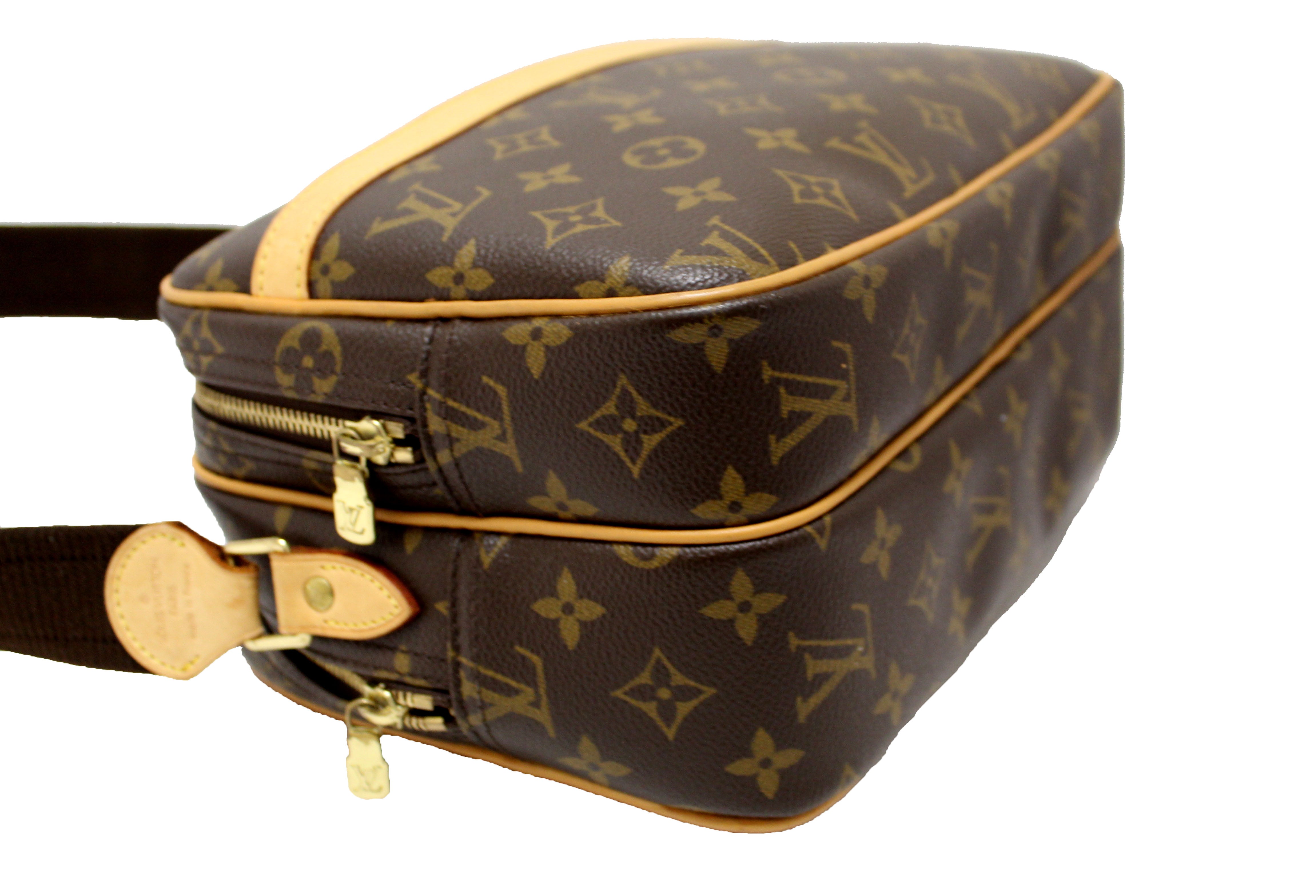 Authentic Louis Vuitton Monogram Reporter PM Messenger Bag - Luxury Crossbody Bag for Women, Perfect for Work, Travel & Everyday Use