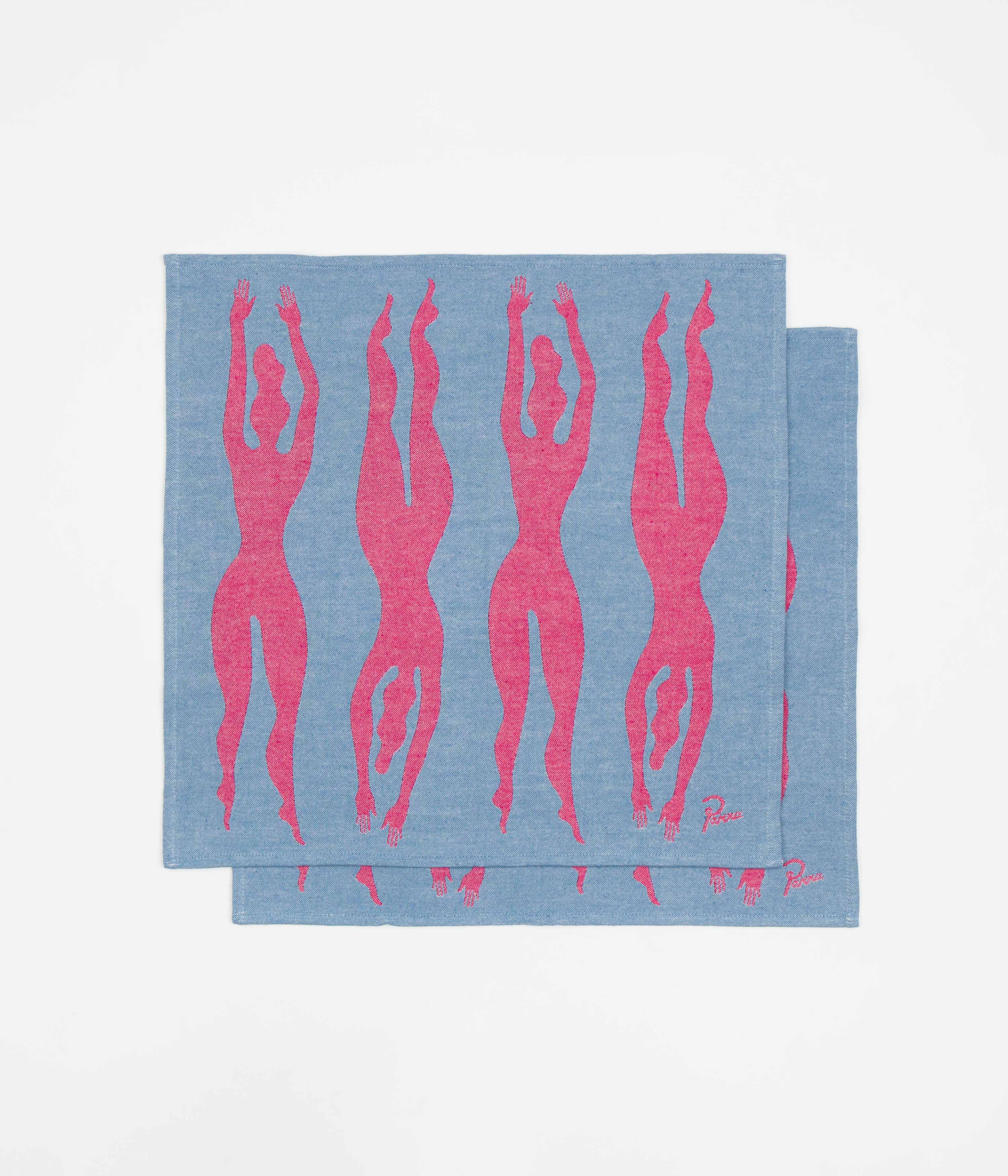 Parra Under Hot Water Kitchen Towels (2 Pack) - Absorbent & Durable Multi-Purpose Dish Cloths for Cooking, Cleaning & Dish Drying