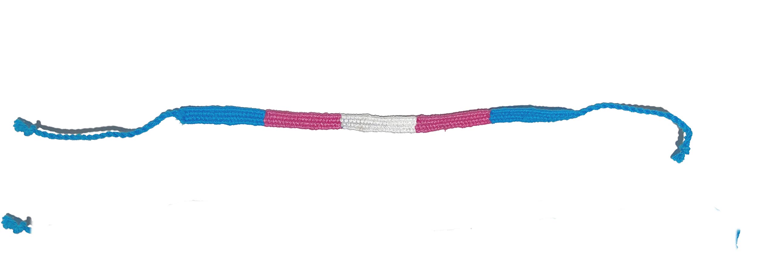 LGBTQ+ Pride Rainbow Friendship Bracelets for Transgender Support - Set of 2 Cotton Wristbands for Pride Month, LGBTQ Ally, Equality & Diversity Celebration - Perfect for Gifts, Parades and Everyday Wear