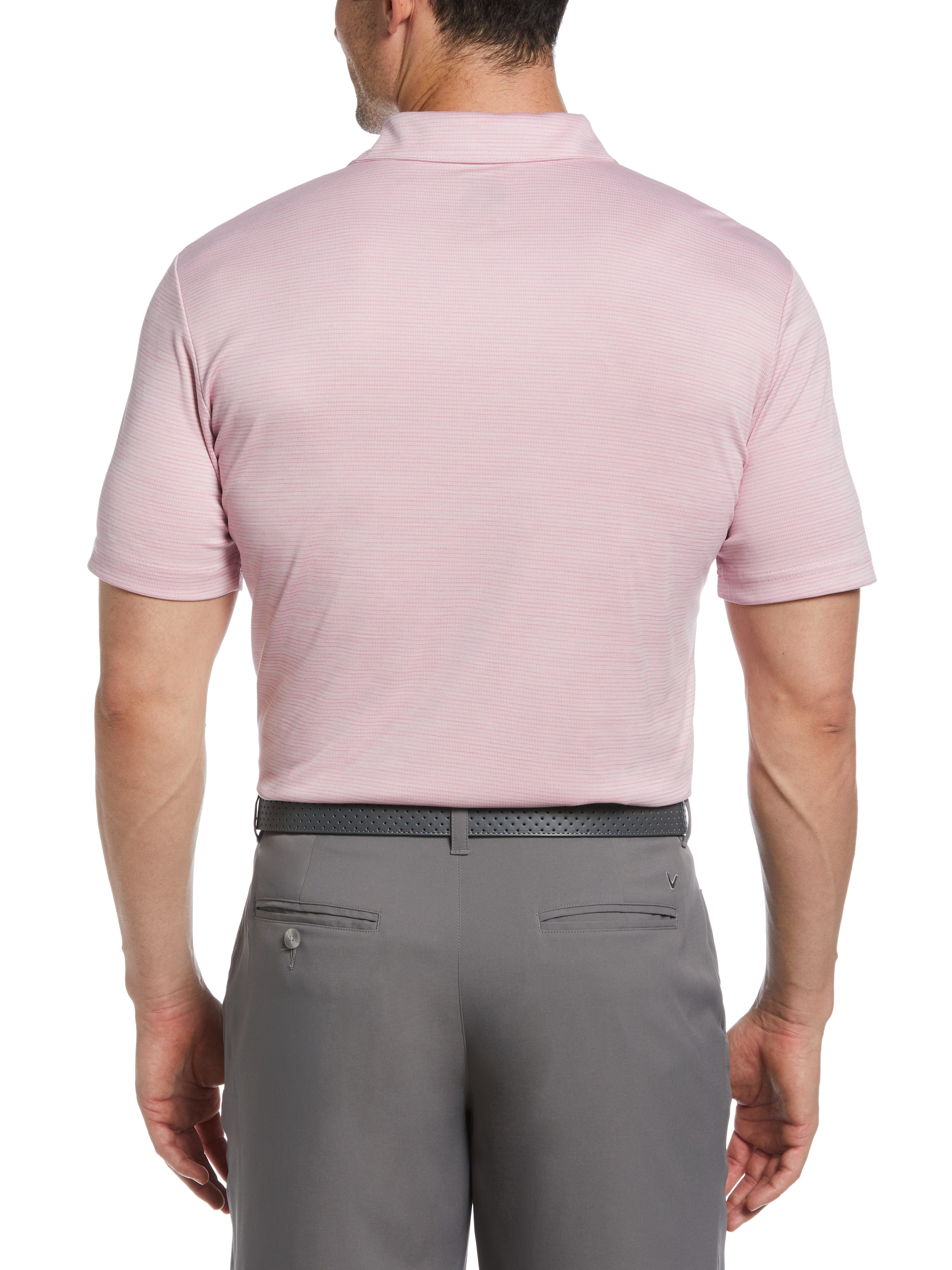 Men's Solid Texture Polo Shirt - Comfortable & Stylish Casual Wear for Work, Golf & Everyday Outfits | Breathable Fabric & Classic Fit