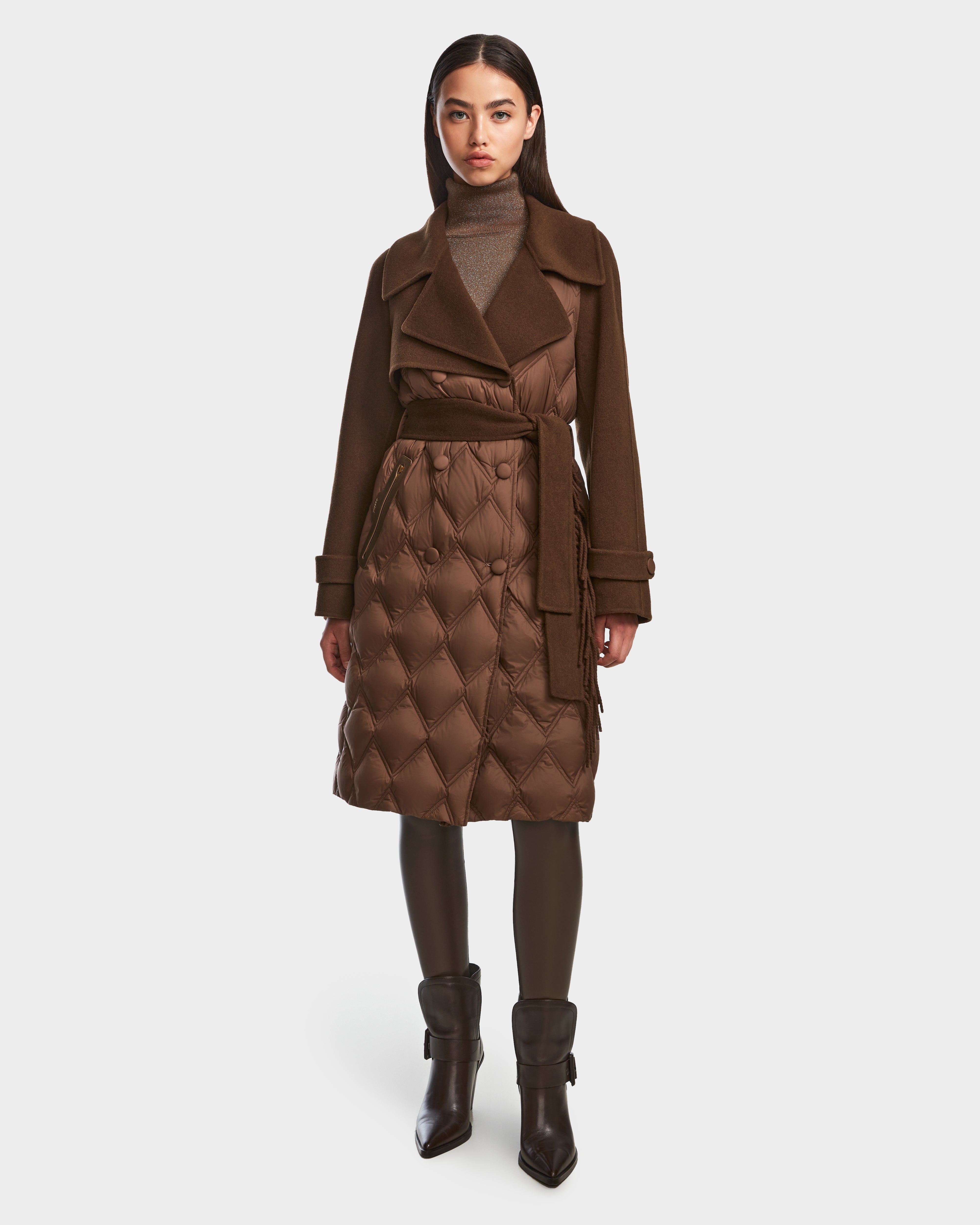 ZOE 8124711 Mocha Women's Casual Dress - Comfortable & Stylish for Everyday Wear | Perfect for Office, Date Night & Weekend Outings