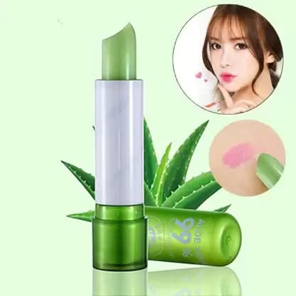 Aloe Vera Lip Balm for Dry Lips - Moisturizing & Soothing Lip Care with Natural Ingredients - Perfect for Winter, Chapped Lips & Daily Hydration