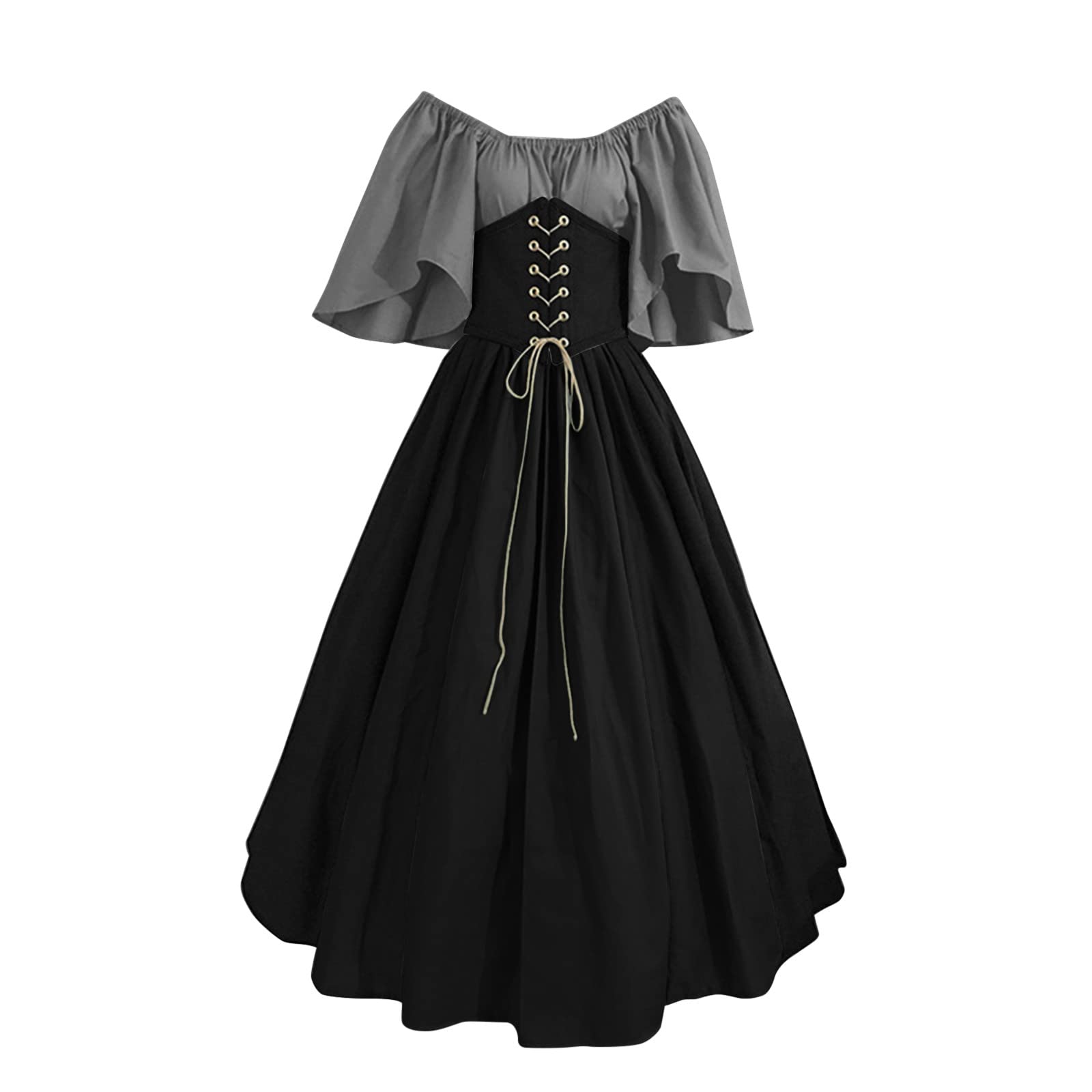 Qixiu Women's Halloween Midi Dress - Elegant Sheath Dress with Dolman Sleeves & Strappy Design, Perfect for Cocktail Parties, Costume Events & Casual Wear | Flattering Fit for Women & Girls