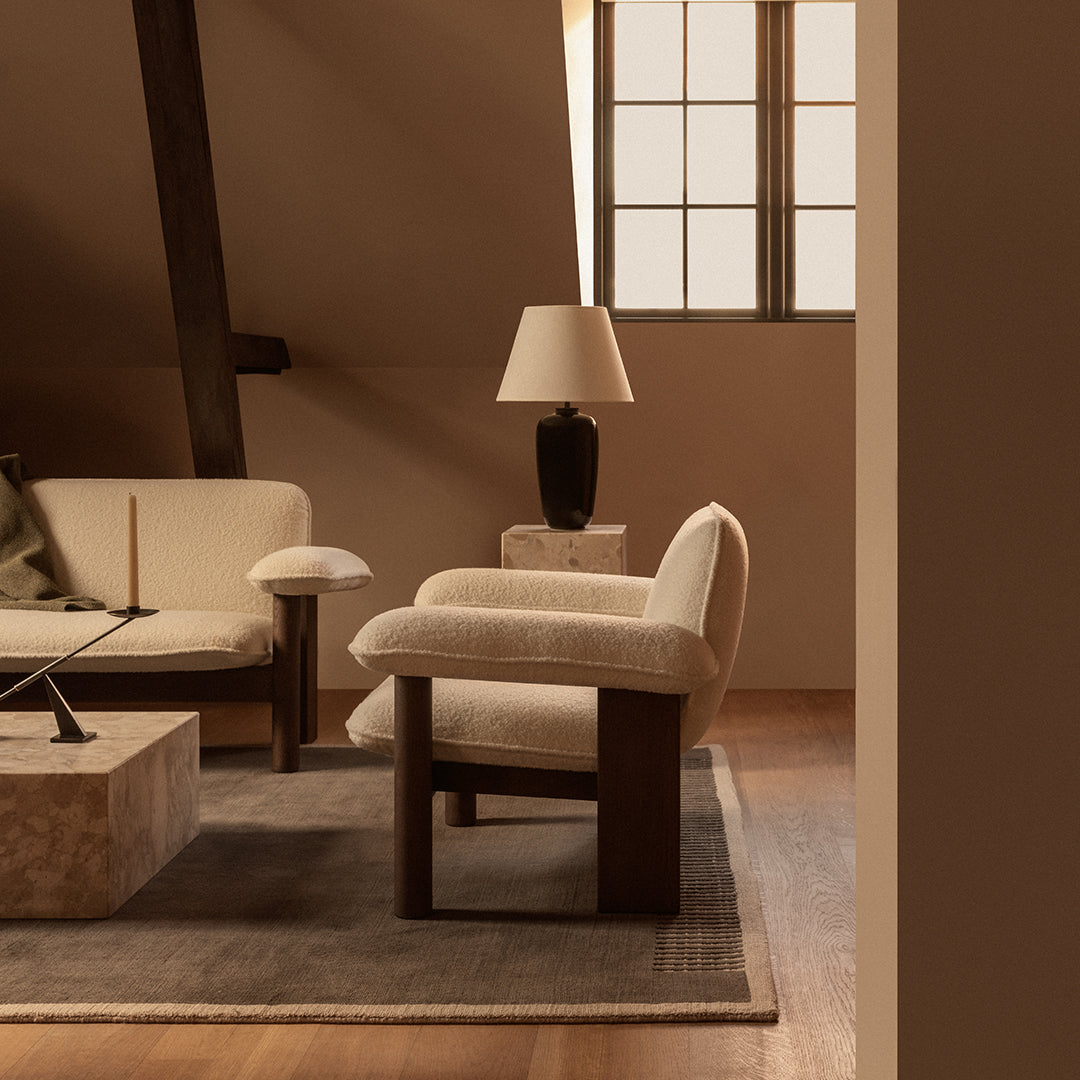 Brasilia Lounge Chair with Low Back - Mid-Century Modern Accent Chair for Living Room, Bedroom & Office - Comfortable & Stylish Seating Solution