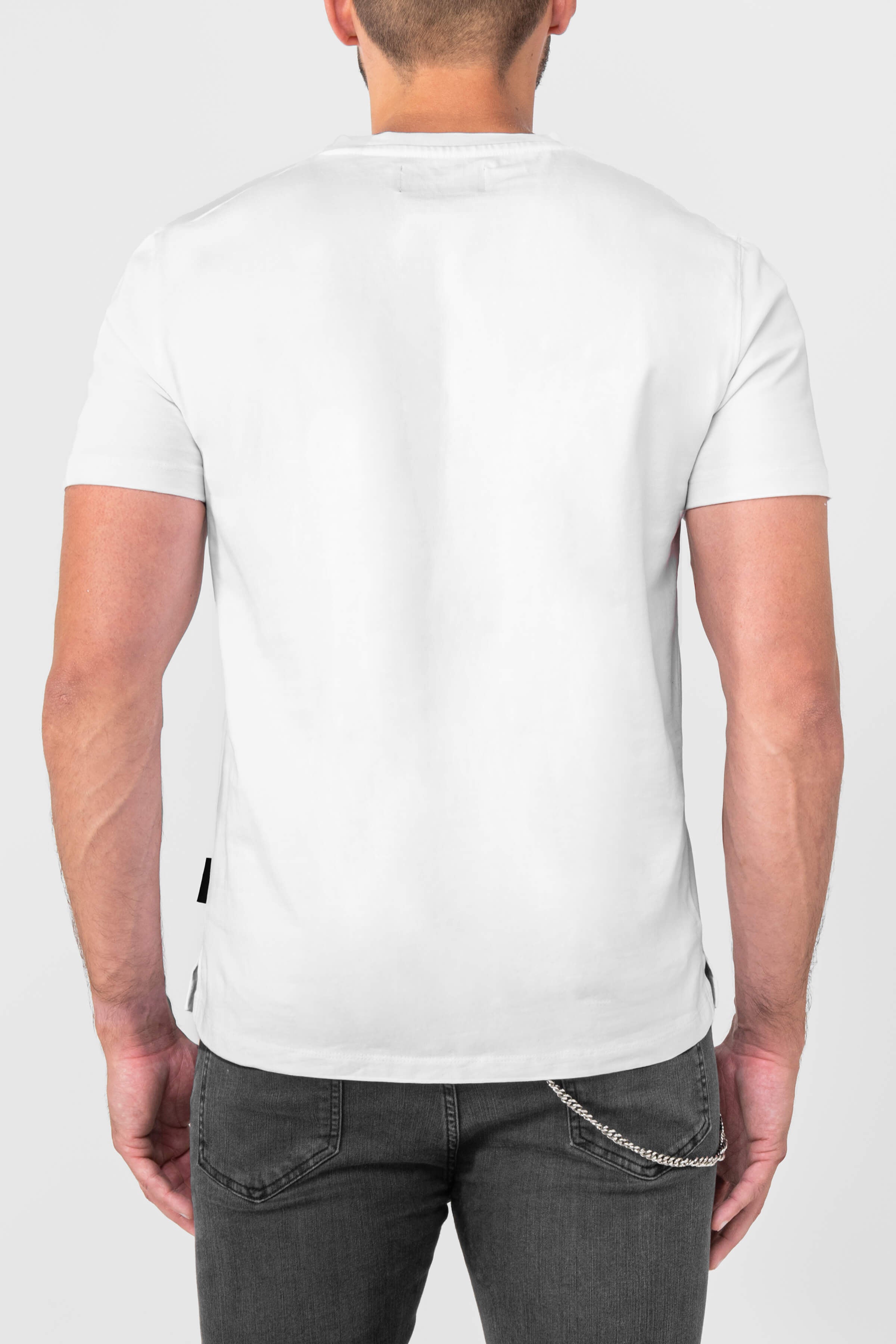 Premium White Logo T-Shirt for Men & Women - Soft Cotton Crew Neck Tee - Casual & Streetwear Style - Perfect for Everyday Wear, Gym, and Outings
