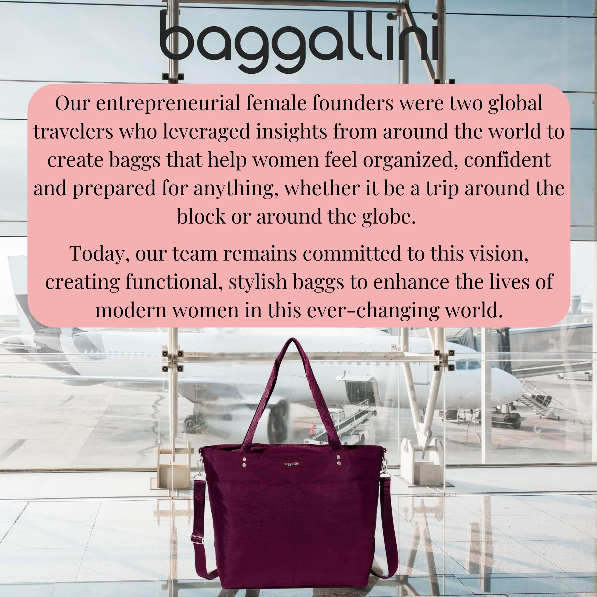 Stylish Large Nylon Tote Bag for Women - Lightweight Carryall Weekender with Zipper Top & Luggage Sleeve - Perfect for Travel, Beach, Work & Gym Essentials