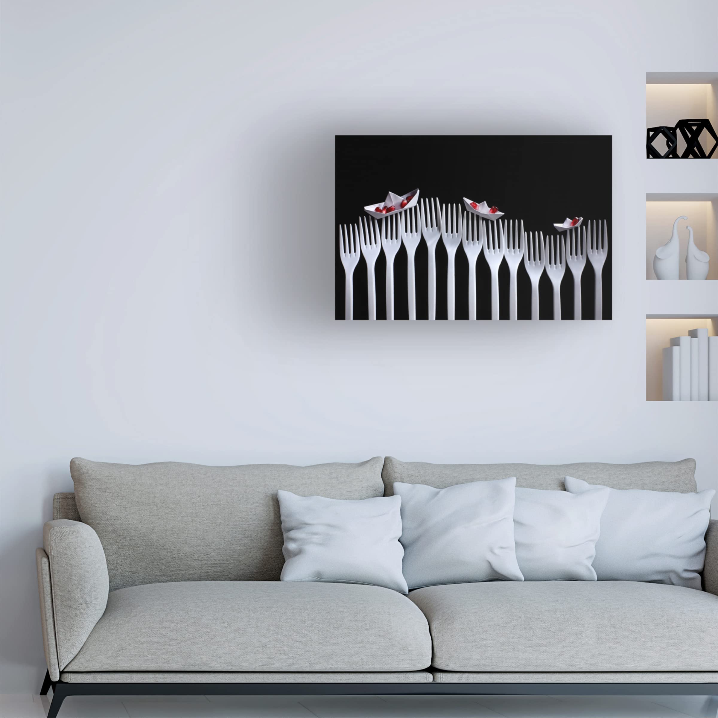 Trademark Fine Art 'The Snack' by Victoria Ivanova - Premium Canvas Wall Art for Living Room, Bedroom & Office Decor