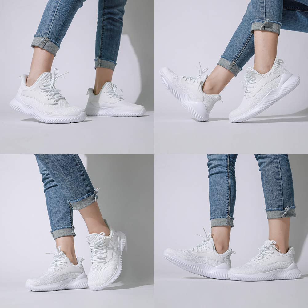Women's Slip-On Walking Shoes - Lightweight Memory Foam Tennis Sneakers for Running, Gym & Outdoor Activities | Comfortable Work Shoes for Women | Perfect for Jogging, Workouts & Daily Wear