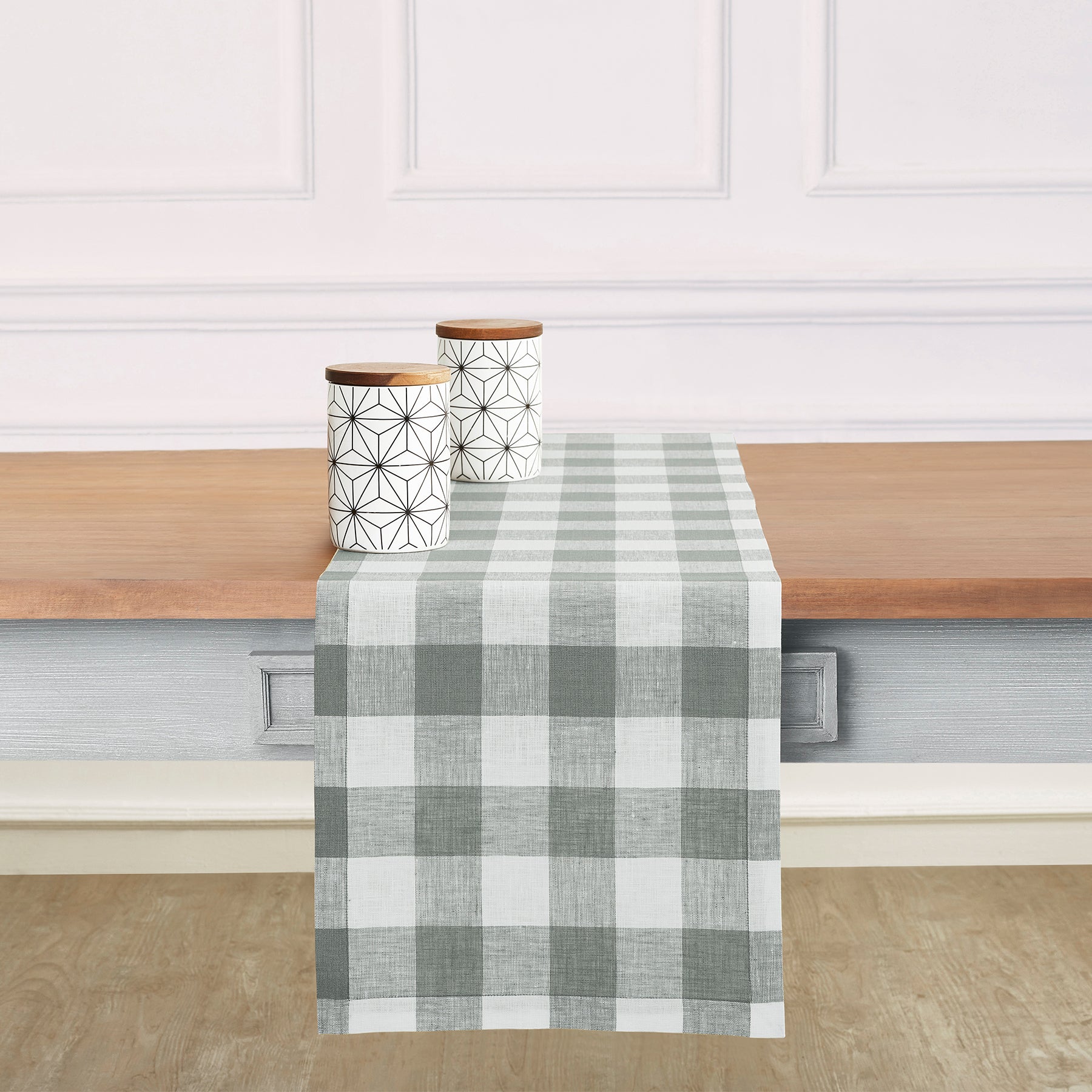 Buffalo Check Table Runner - Red and Black Plaid Cotton Table Decor for Farmhouse, Rustic & Holiday Dining - Perfect for Christmas, Thanksgiving & Everyday Use