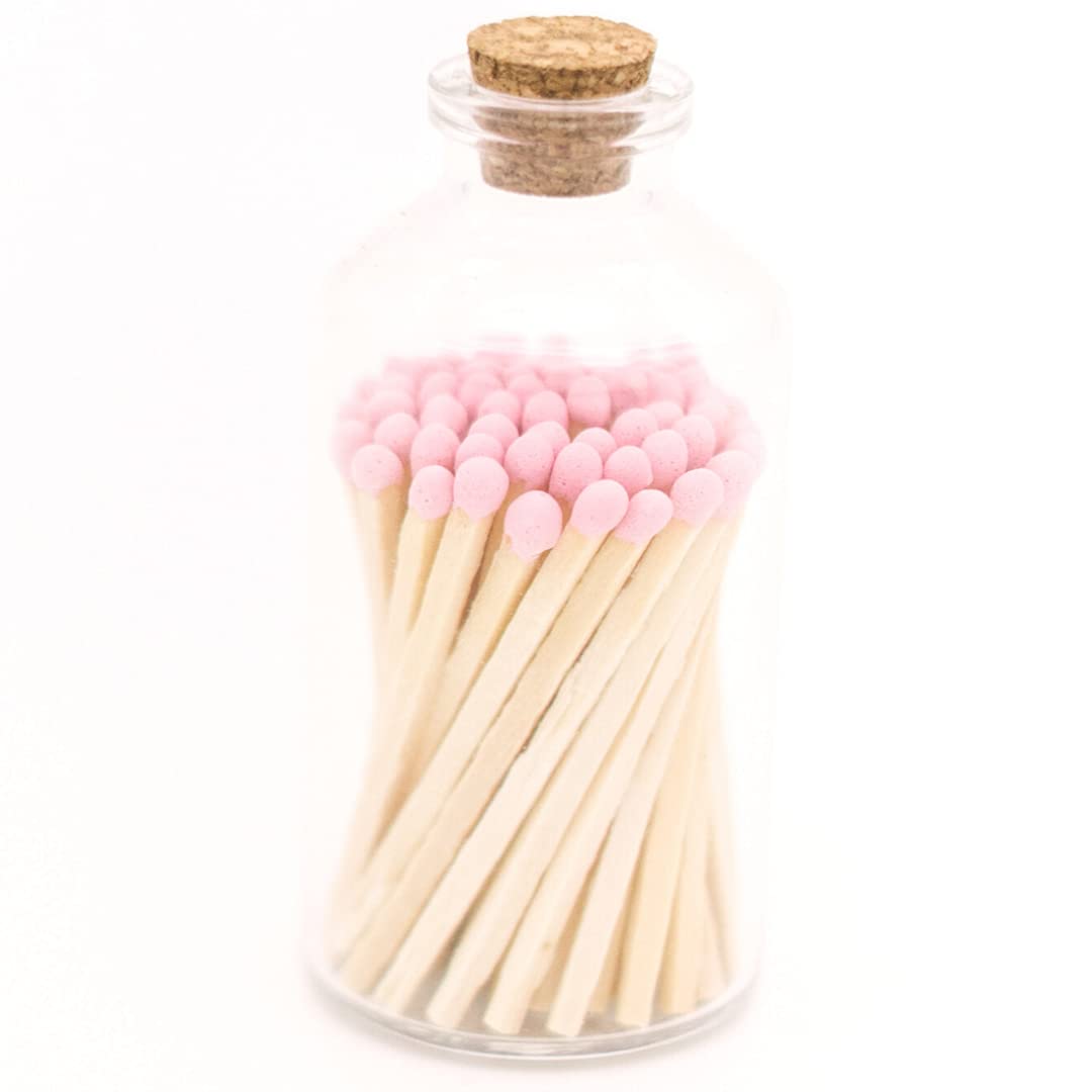 Lilac Scented Decorative Matches - 70+ Premium Wooden Matches for Candles | Safe Lighting Matches with Built-in Striker | Perfect for Home Decor, Romantic Dinners & Spa Nights