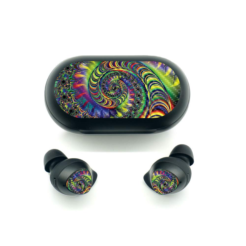 Premium Carbon Fiber Skin for Samsung Galaxy Buds - Acid Style | Protective & Durable Textured Cover | Easy to Apply & Remove | Made in USA | Perfect for Gym, Travel & Everyday Use
