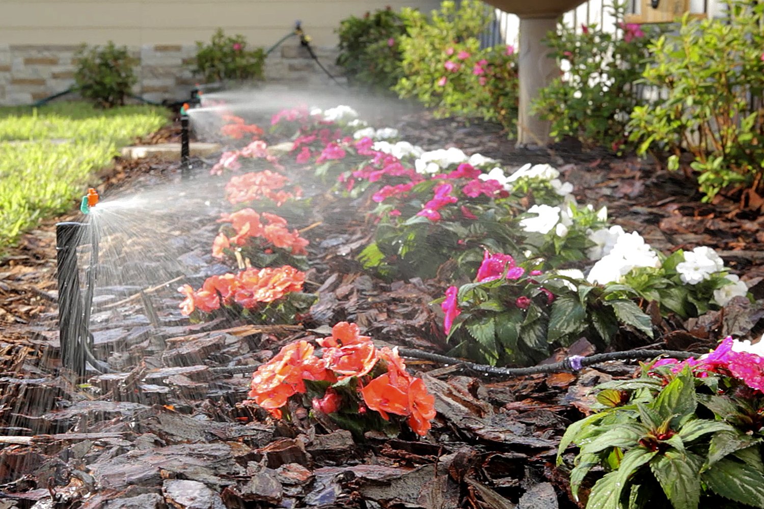 Mister Landscaper Premium All-in-One Micro Sprinkler Kit for Landscapes & Gardens - Efficient Watering System for Lawns, Flower Beds & Vegetable Gardens