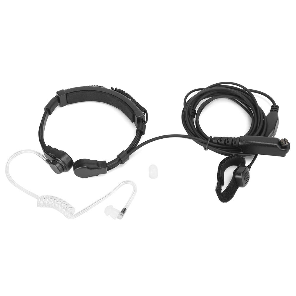 Wireless Throat Mic Headset - Bluetooth Earpiece with Heat Conduction Technology for Smartphones - Perfect for Gaming, Security Work & Hands-Free Communication