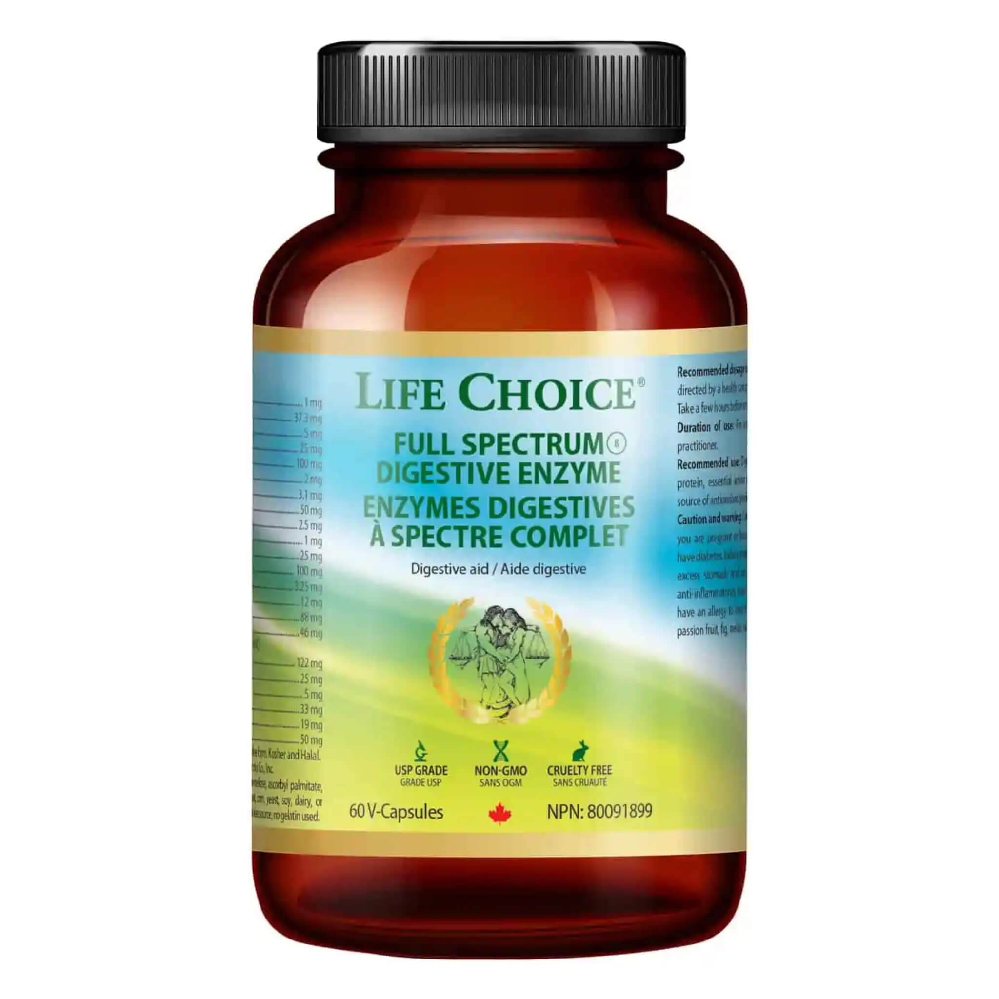Best Full Spectrum Digestive Enzymes Supplement for Gut Health & Digestion Support - Ideal for Bloating Relief, Food Intolerance & Nutrient Absorption