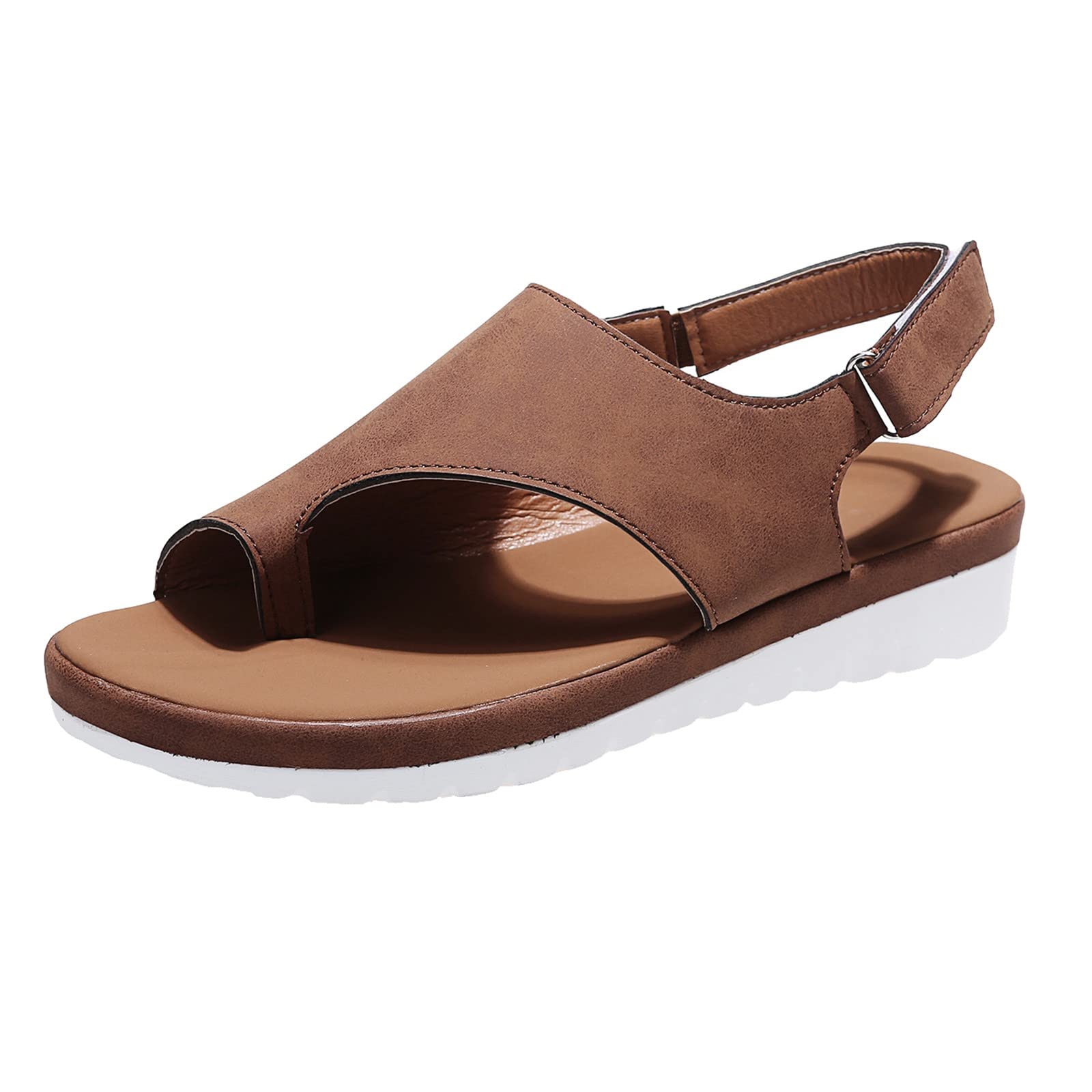 Women's Breathable Peep-Toe Beach Wedge Sandals - Comfortable & Stylish Solid Color Fashion Shoes for Summer Outings, Vacations & Casual Wear