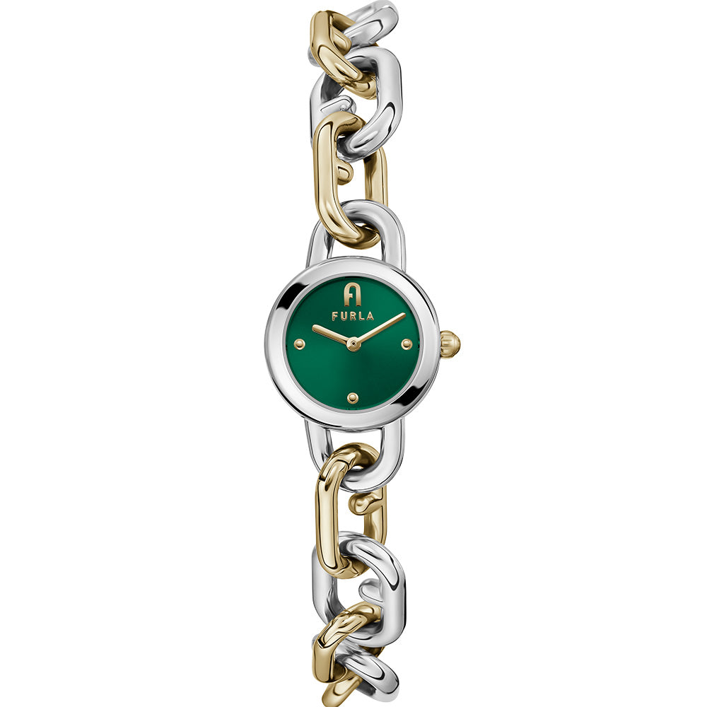 Furla WW00027004L4 Two-Tone Chain Bracelet Women's Watch - Elegant Accessory for Casual & Formal Occasions