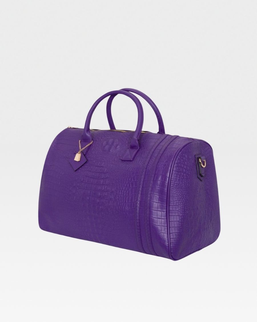 Apollo 2 Purple Duffle Bag - Waterproof Travel Gym Bag for Men & Women | Perfect for Workouts, Travel & Sports Gear Storage