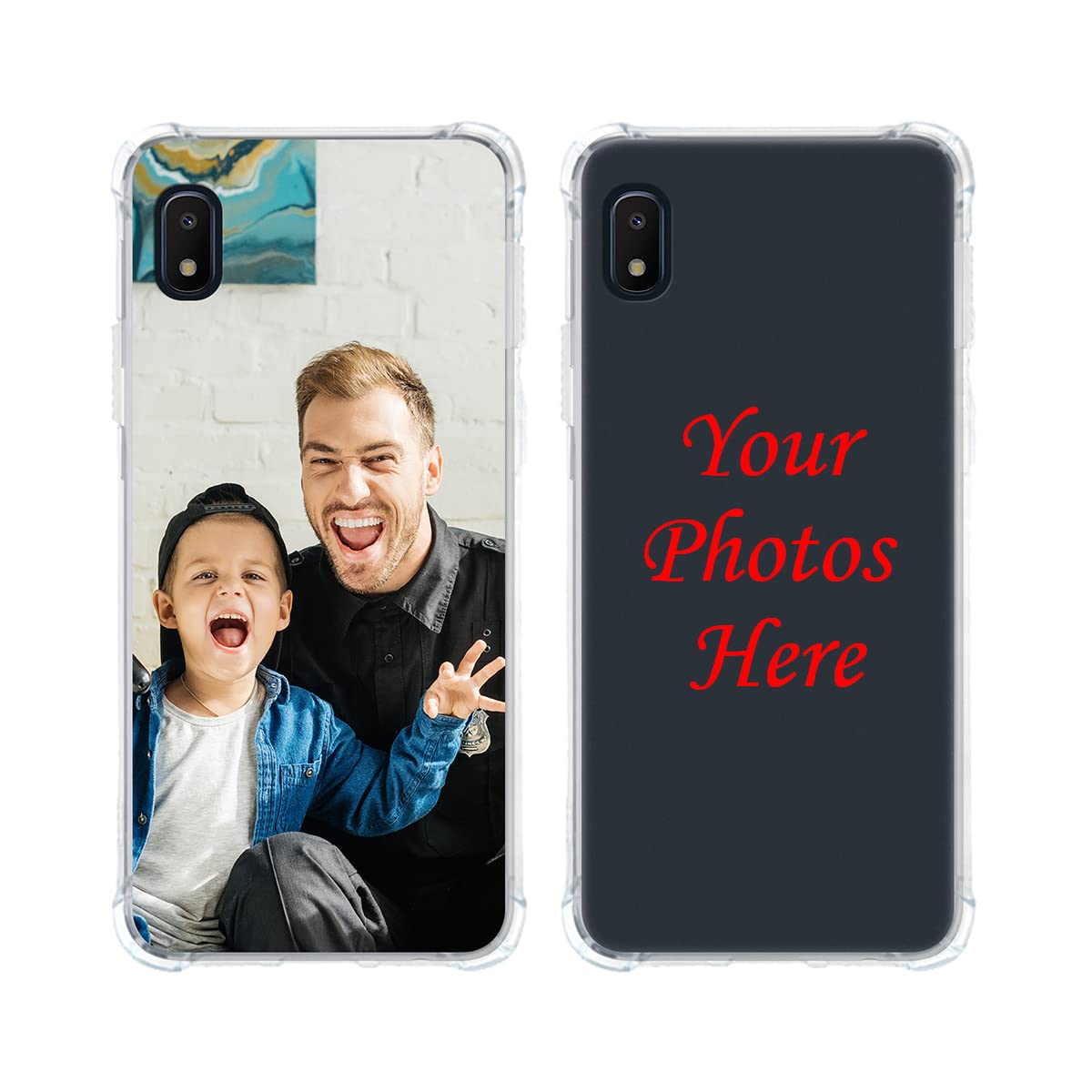 Custom Samsung Galaxy A10E Phone Case - Ultra Thin TPU Bumper Photo Case with Personalized Design for Birthday, Christmas & Anniversary Gifts | Clear Protective Cover for Everyday Use & Special Occasions
