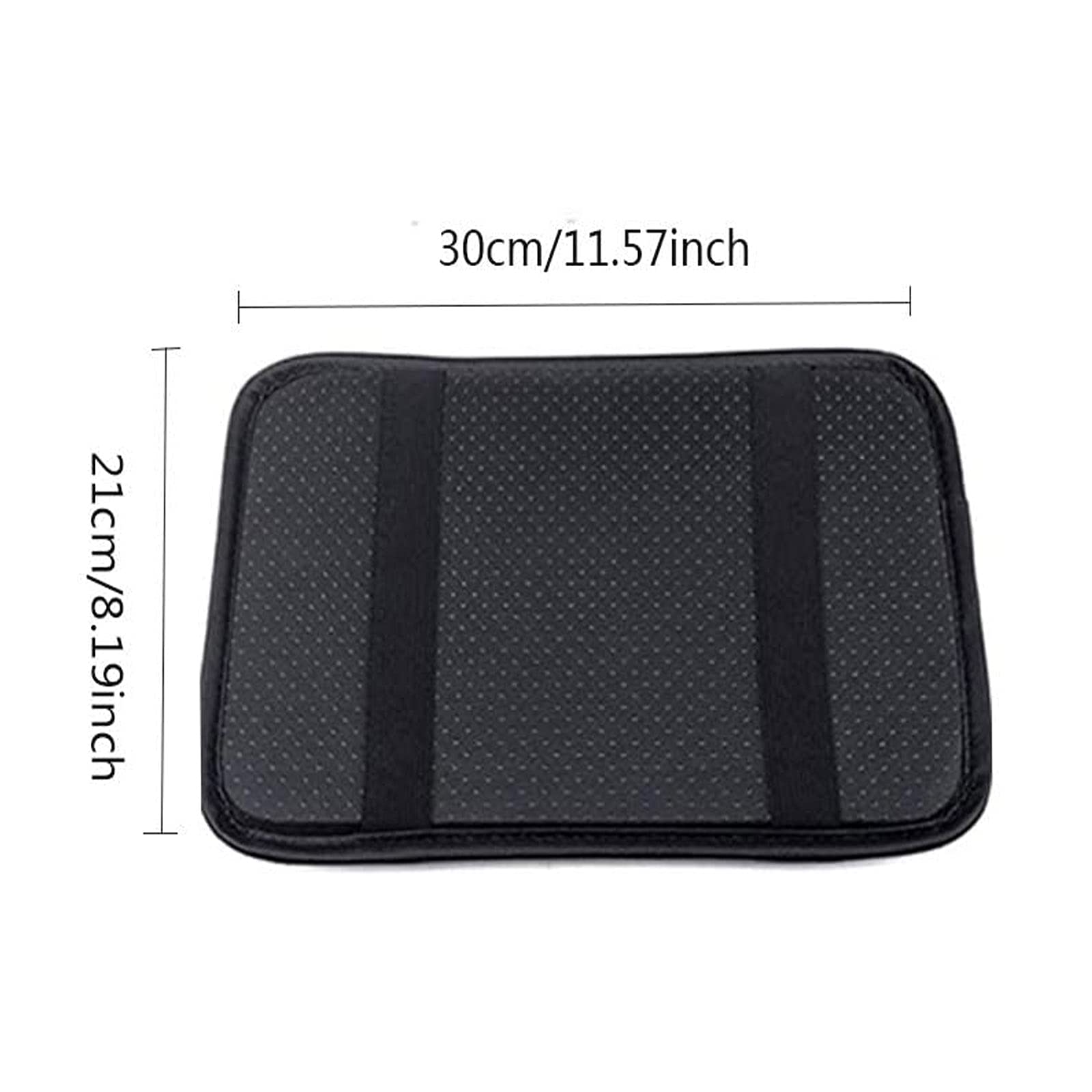 Sparkling Rhinestone Car Armrest Cover - Crystal Decor Auto Center Console Protector - Soft Cushion Pad for Luxury Car Interior Accessories (Black) - Perfect for Sedans, SUVs & Road Trips