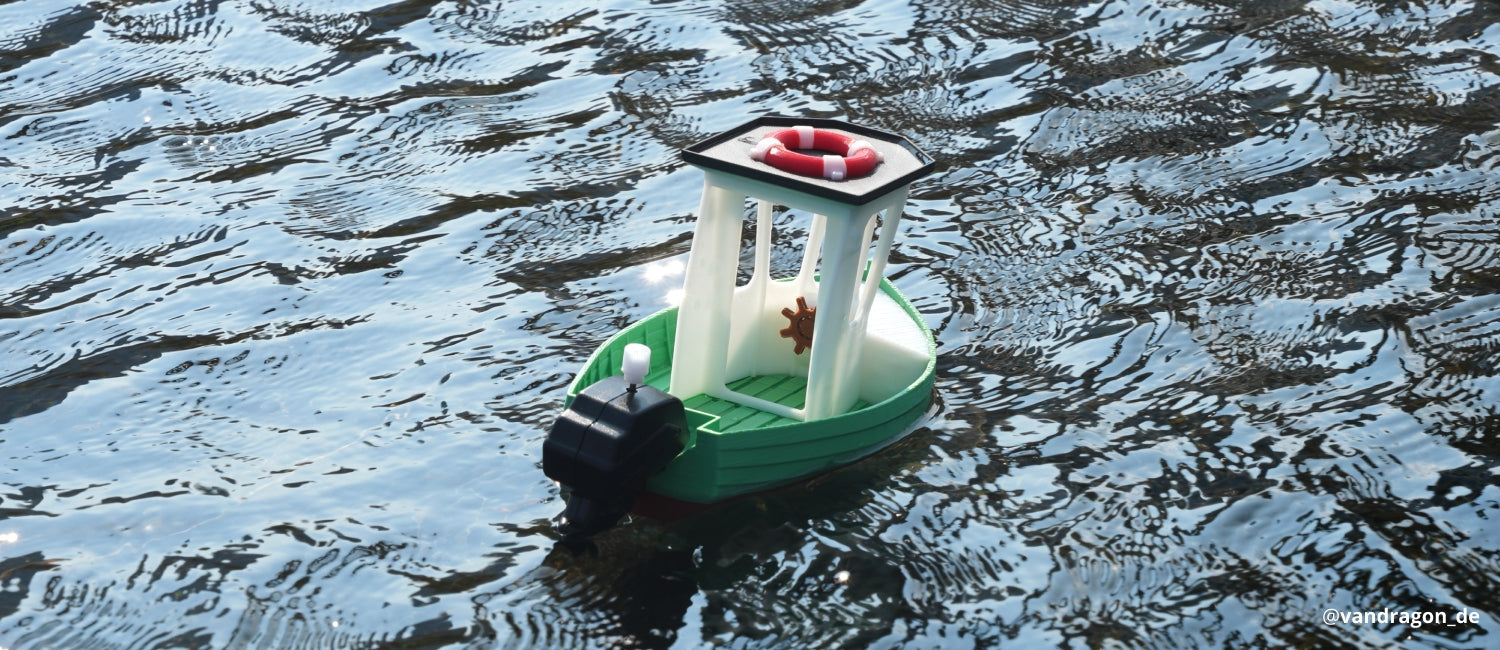 Bambu Lab DIY Engine Boats Model Kit - High-Quality Wooden Boat Building Components for Hobbyists & Collectors | Perfect for STEM Education, Gifts, and Home Decoration