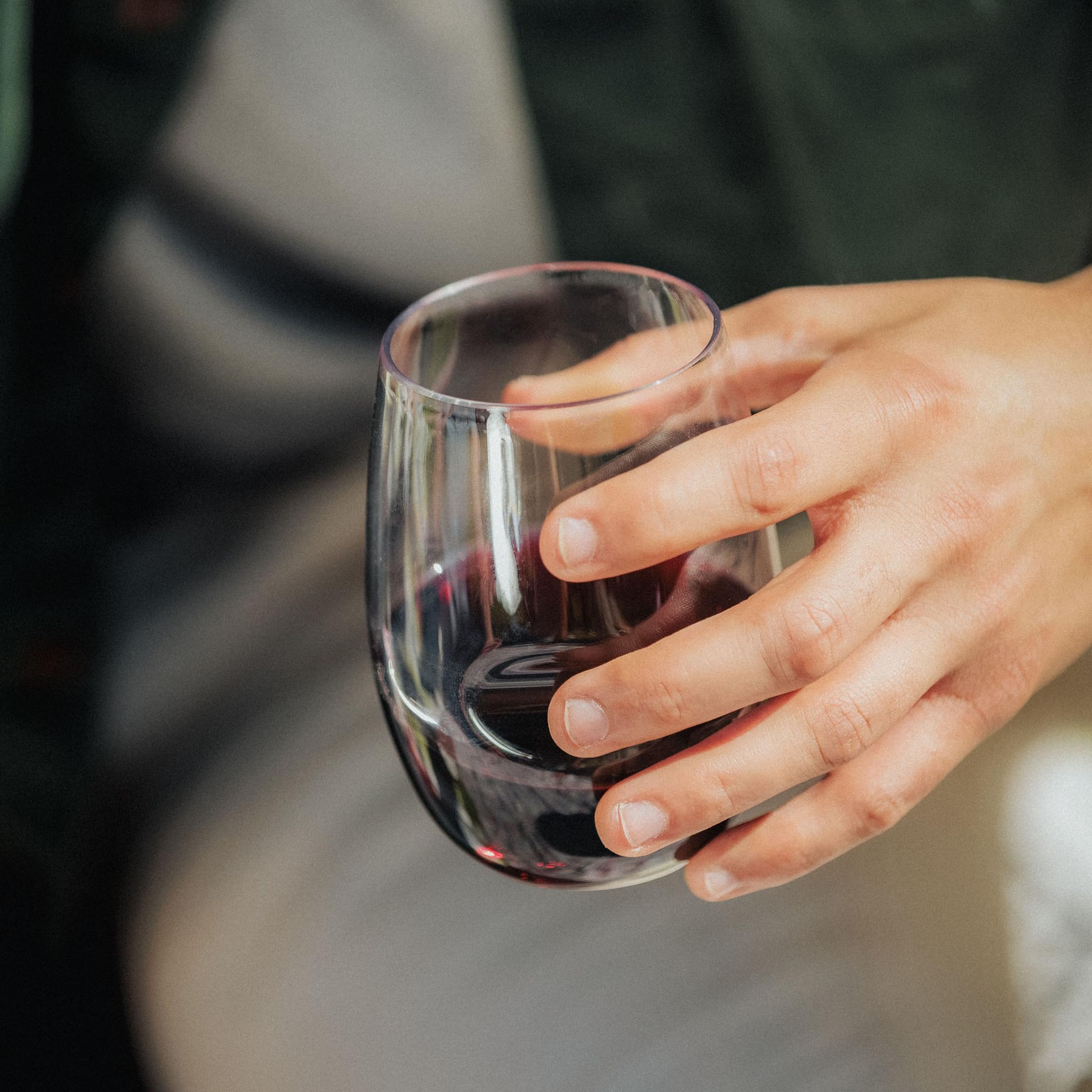 Govino Shatterproof Wine Glasses - 16oz Reusable, Dishwasher Safe & BPA-Free Stemless Wine Glasses for Red & White Wine | Set of 72 | Perfect for Indoor, Outdoor, Parties, Picnics & Everyday Use
