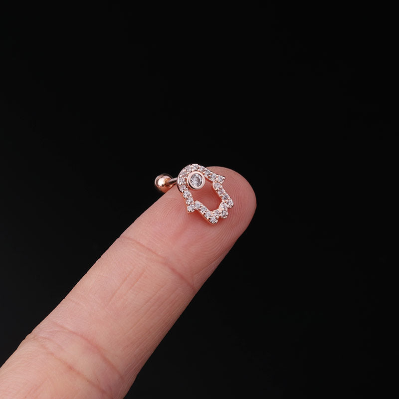 20G Rose Gold Insect Cartilage Stud Earrings for Helix, Daith, Tragus - Hypoallergenic Body Jewelry for Women | Perfect for Everyday Wear, Parties & Gifts