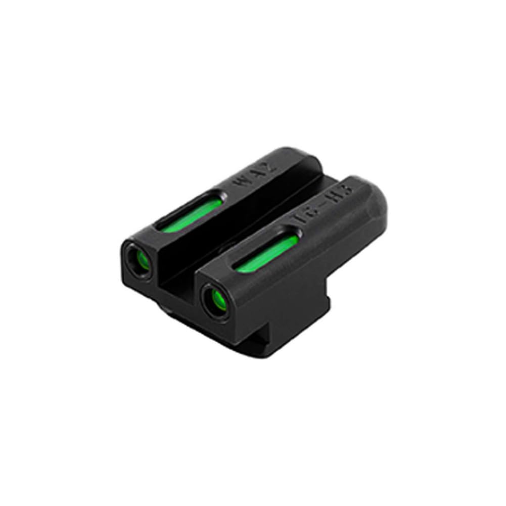 TRUGLO TFX Handgun Sight - Durable Shock-Resistant Compact Tritium & Fiber-Optic Sight for Pistols | Bright Glow for Day & Night Use | Perfect for Home Defense, Tactical Training & Concealed Carry