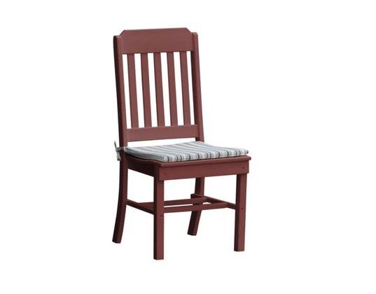 A & L Furniture Traditional Dining Chair - Solid Wood Upholstered Seat - Elegant Home Dining Room Furniture for Kitchen, Living Room & Office