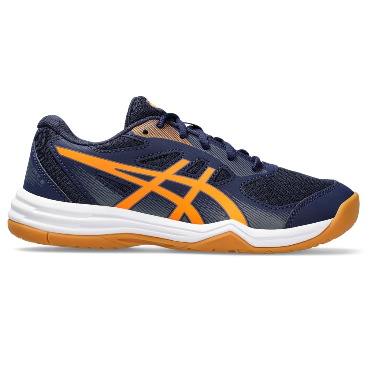 ASICS Upcourt 5 Volleyball Shoes for Kids - Lightweight & Durable Grade School Sneakers for Indoor Sports, Gym Class & Daily Wear