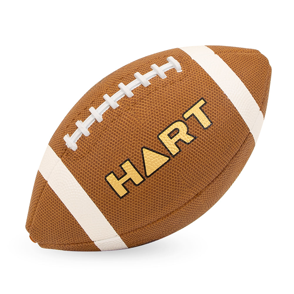 HART Super Grip American Footballs - Official Size & Weight for Training & Games - Perfect for Backyard, Park, and Field Practice