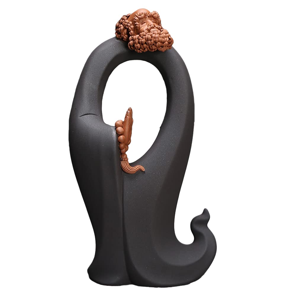 Lao Tzu Statue & Confucius Statue - Handcrafted Desk Decor, College Graduation Gift, Office & School Decoration (Bodhidharma) - Perfect for Meditation Spaces, Study Rooms & Zen Home Décor