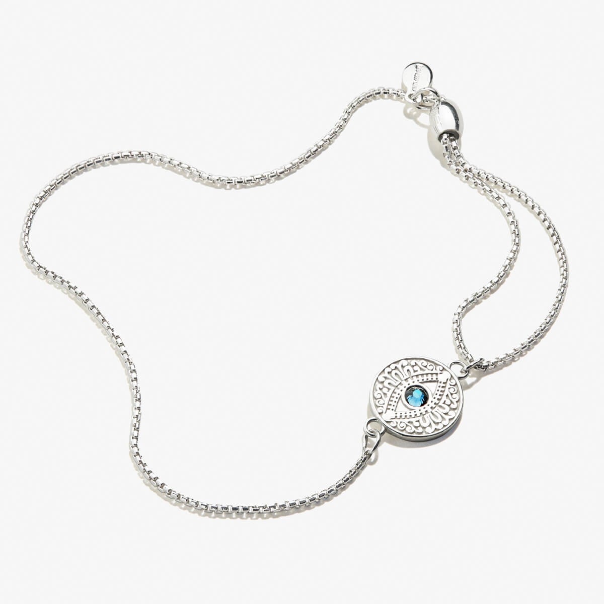 Evil Eye Crystal Pull Chain Bracelet for Women - Protection Jewelry with Blue Beads & Adjustable Chain - Perfect for Everyday Wear, Gifts & Spiritual Healing