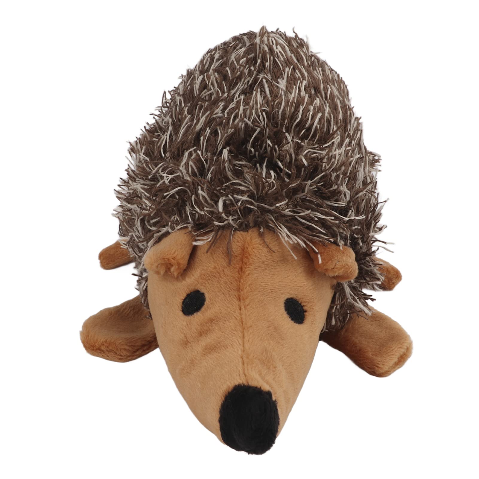 EVTSCAN Hedgehog Shaped Squeaky Dog Toy - Super Soft Plush Chew Resistant Interactive Puppy Toy for Training, Chewing & Playtime - Perfect for Small & Medium Dogs Indoor/Outdoor Fun