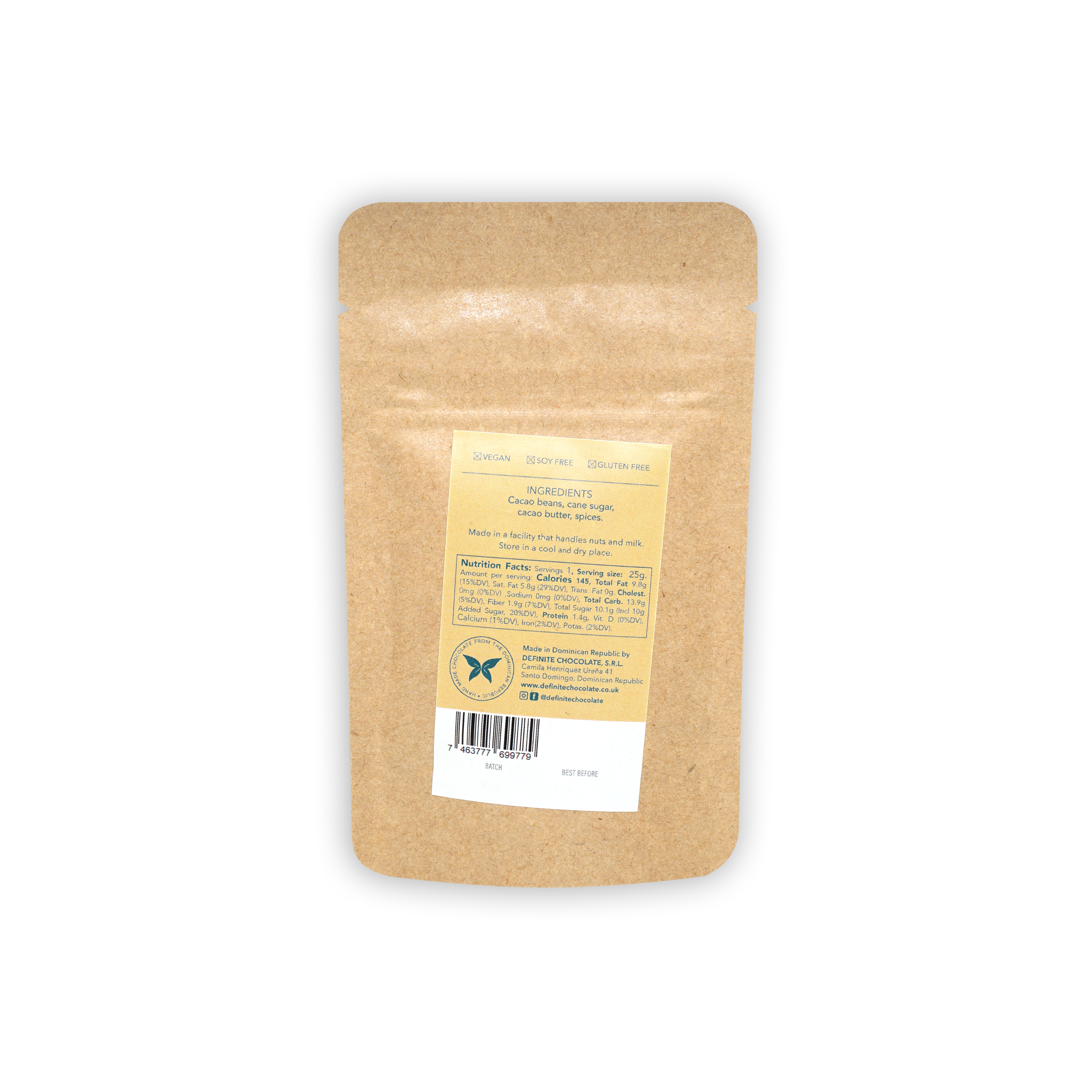 Premium 60% Dark Drinking Chocolate with Dominican Spices - Rich Cocoa Beverage Mix for Cozy Evenings & Holiday Gifting