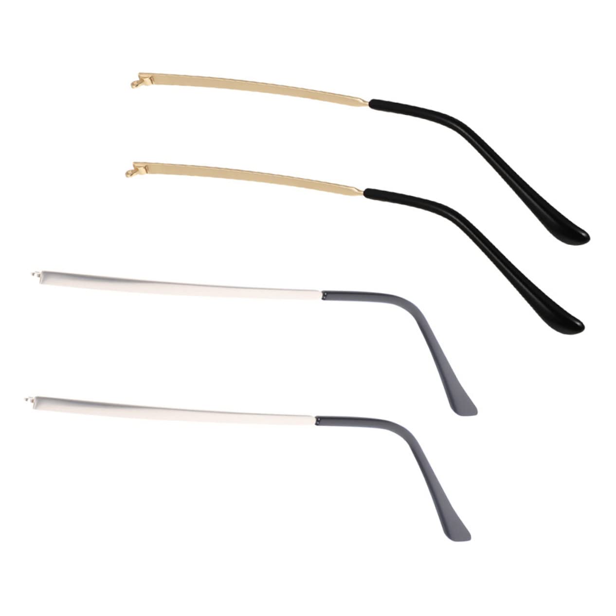 COLLBATH 2 Pairs Glasses Temple Replacement Parts with Screwdriver for Men & Women Sunglasses Repair