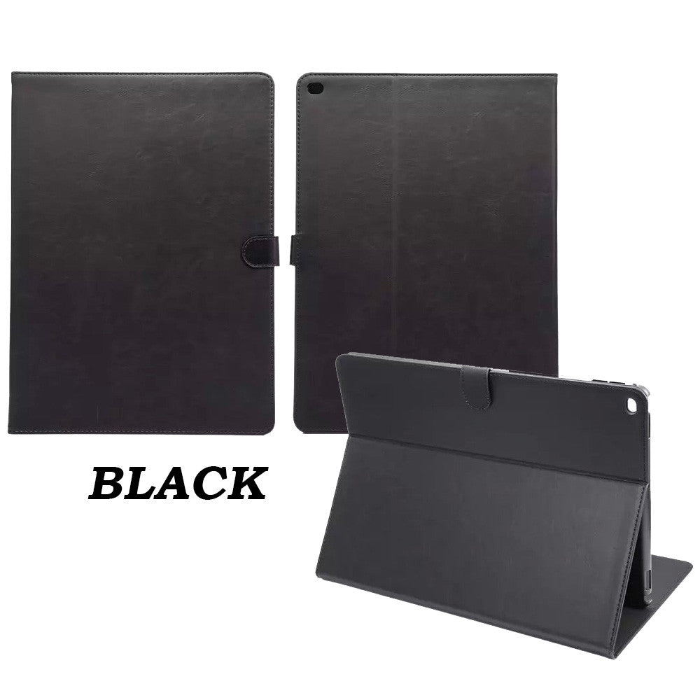 Premium PU Leather Smart Folding Folio Case with Credit Card Slot for Apple iPad Pro 12.9 (2021-2024) - Slim Protective Cover with Auto Sleep/Wake, Perfect for Work, Travel & Daily Use