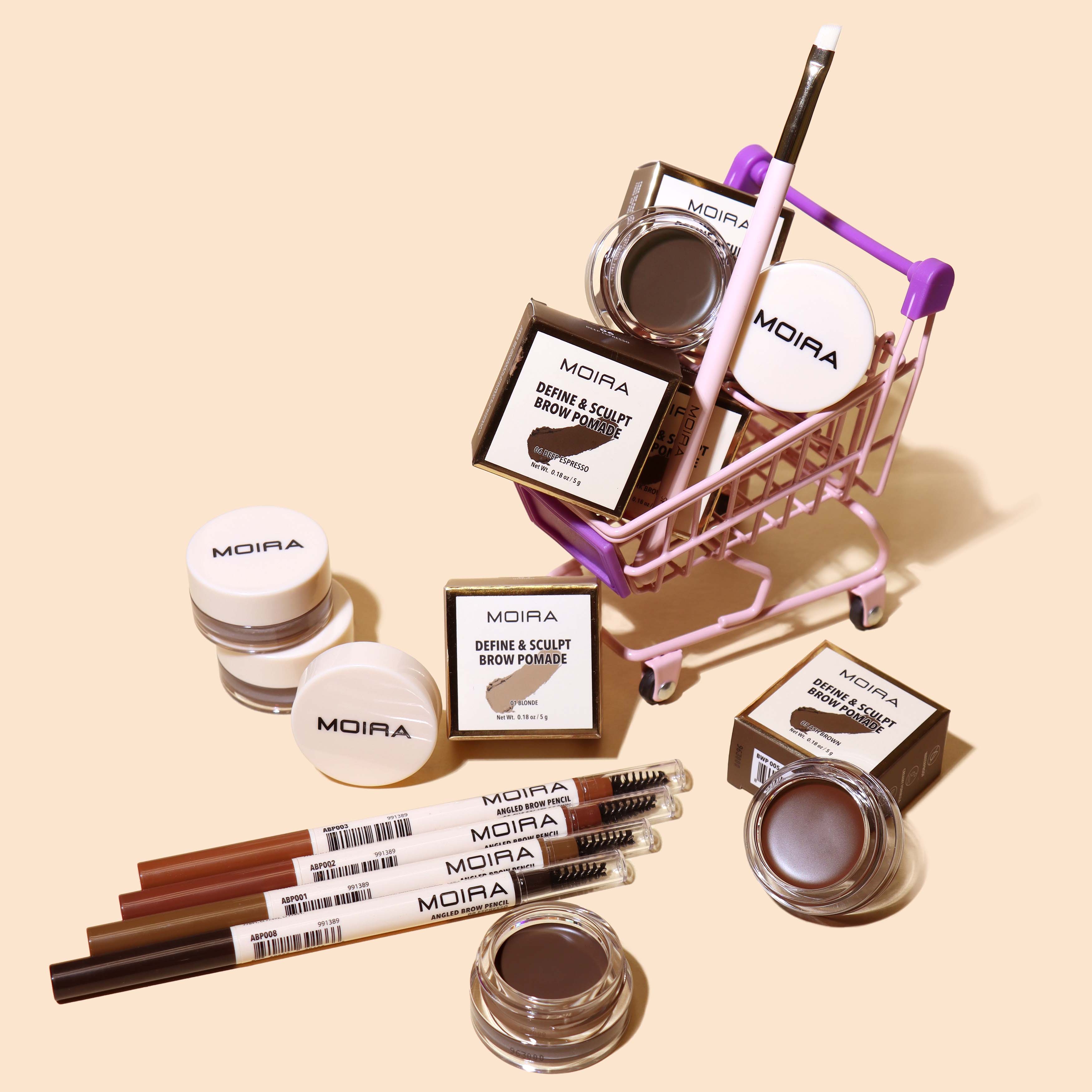 Define & Sculpt Brow Pomade - Waterproof Eyebrow Makeup (004 Dark Brown) for Perfectly Shaped Brows - Ideal for Daily Wear & Special Occasions