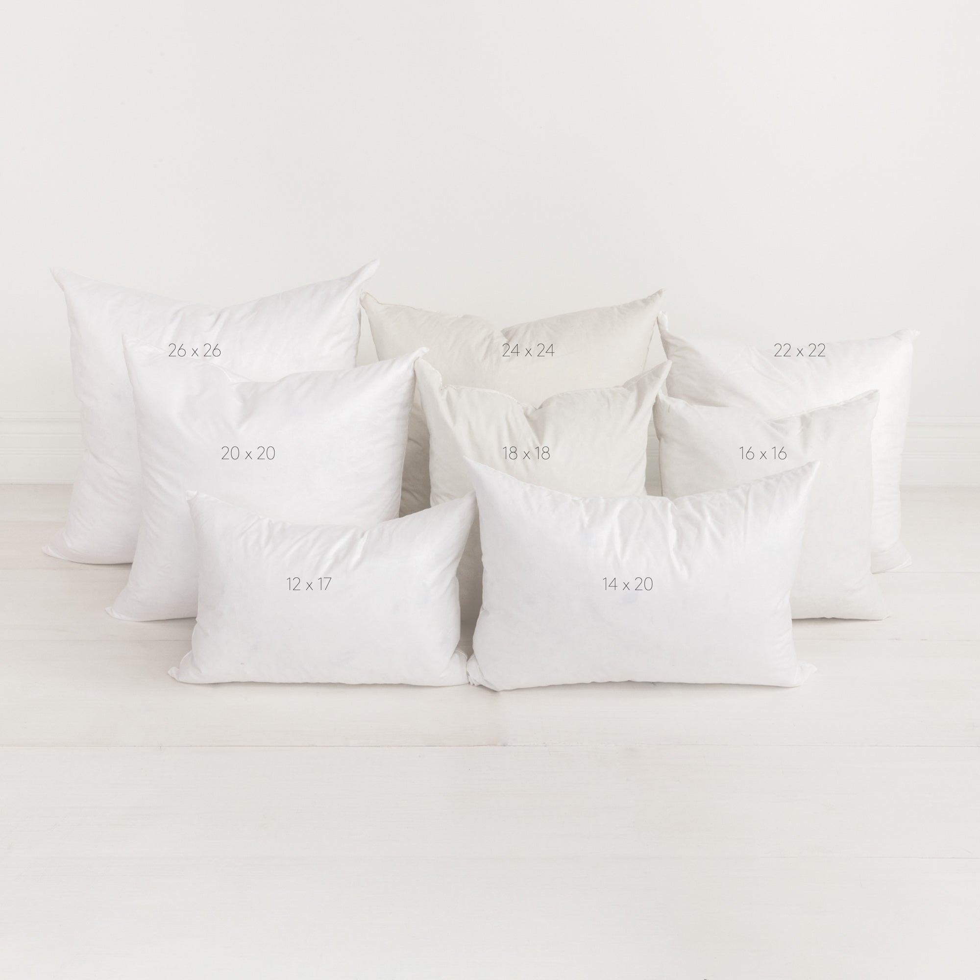 Premium Feather Pillow Inserts - Soft & Supportive Down Alternative for Bed, Sofa & Travel - Hypoallergenic & Breathable for Ultimate Comfort