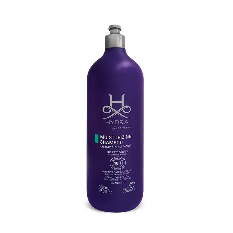 Hydra Moisturizing Shampoo for Dogs & Cats - Gentle Hypoallergenic Pet Shampoo with Aloe Vera (16oz & 32oz) - Perfect for Dry Skin & Itch Relief at Home Grooming