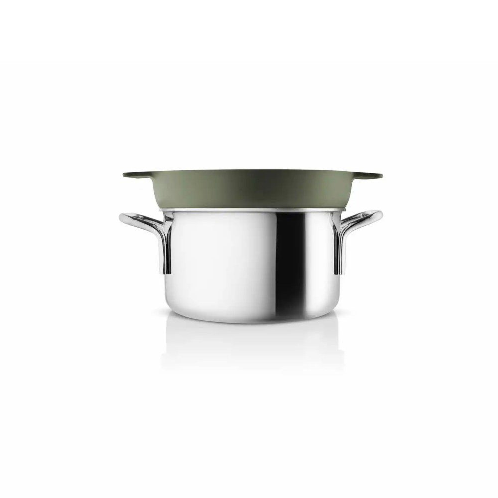 EVA SOLO Green Fine Mesh Strainer - Durable Kitchen Colander for Filtering, Draining Pasta, Vegetables & Fruits - Perfect for Cooking, Baking & Meal Prep