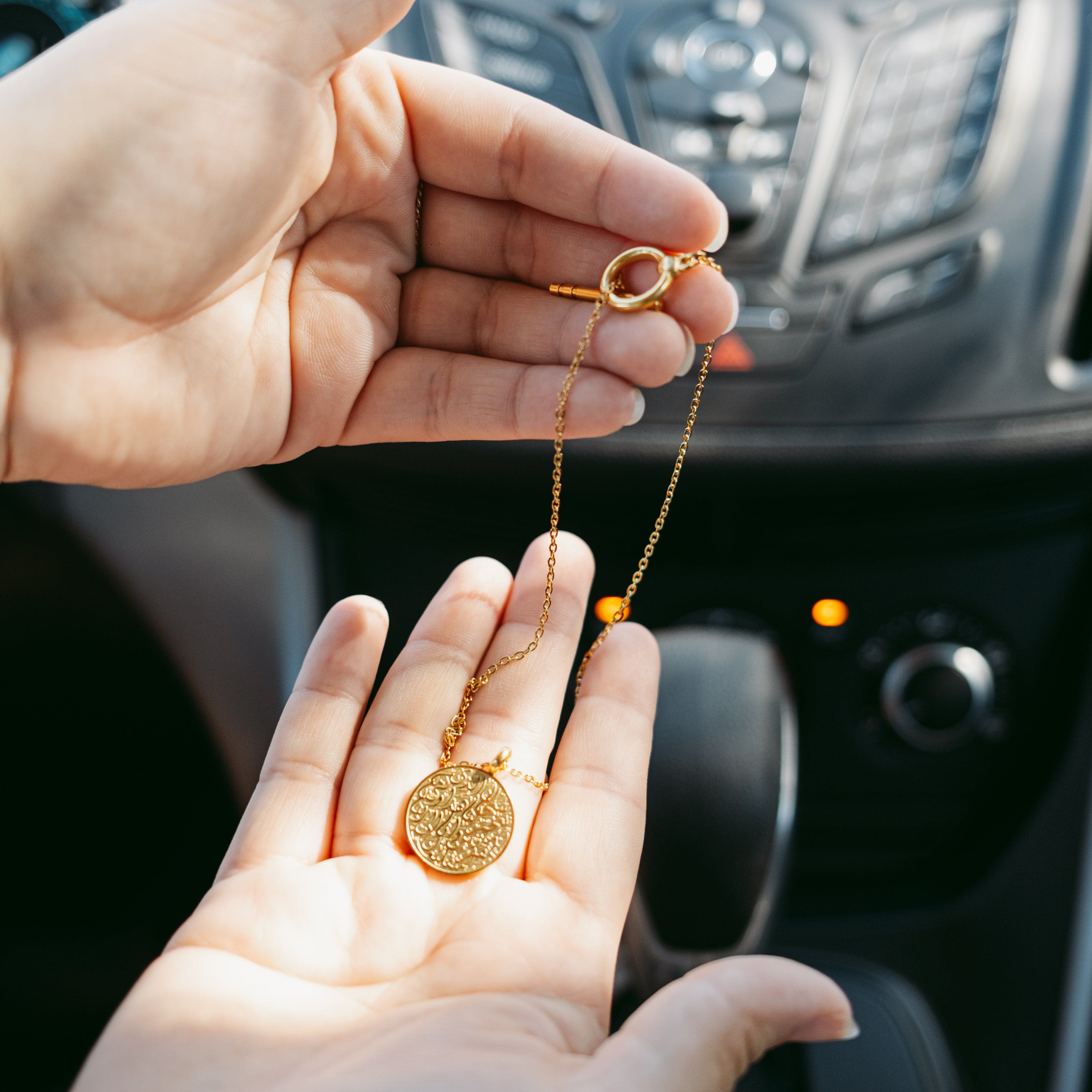 Duaa Al Safar Car Hanger V2 - Premium Travel Prayer Beads for Road Trips & Commuting - Perfect for Muslim Travelers & Daily Commute