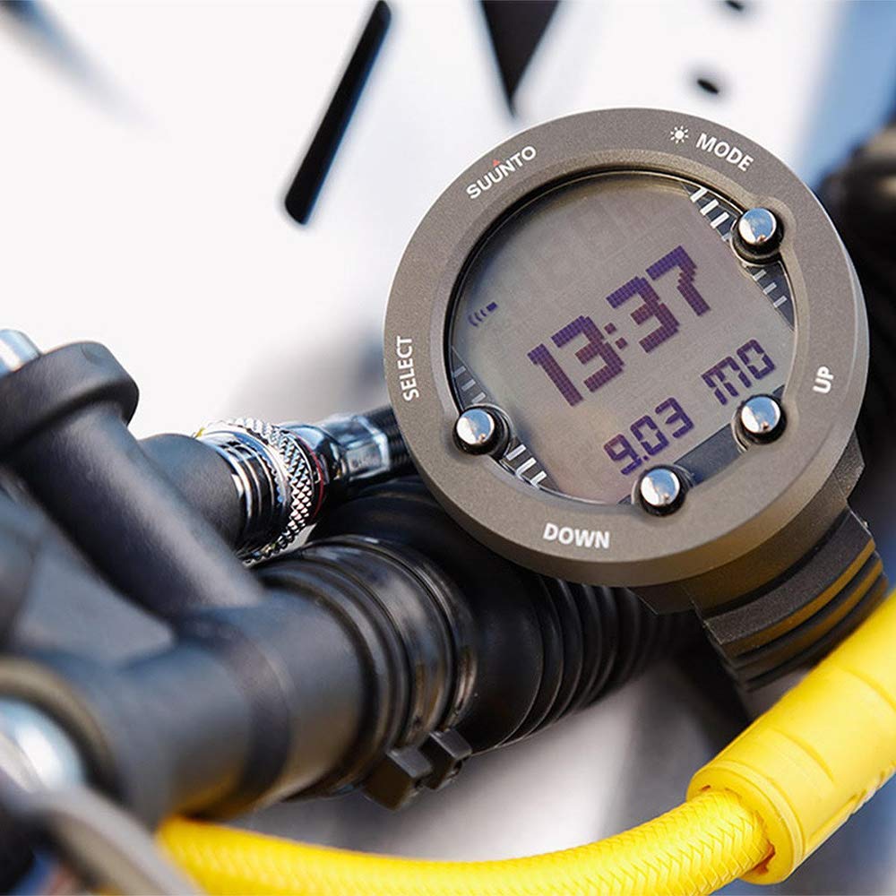 Suunto Vyper Novo Graphite Dive Computer with Soft Bag - Wrist Mounted Scuba Diving Gear for Professional & Recreational Divers - Perfect for Deep Sea Exploration, Coral Reef Diving & Underwater Adventures