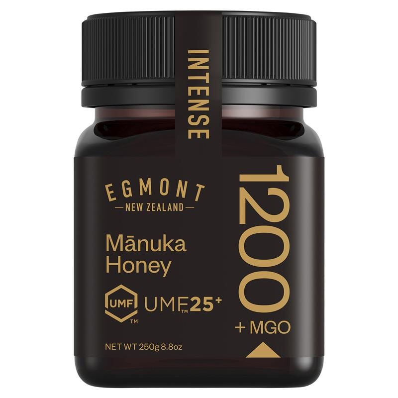 Premium Egmont Manuka Honey UMF 25+ (250g) - Raw New Zealand Honey with High Antibacterial Properties - Perfect for Immune Support, Wellness & Gourmet Cooking