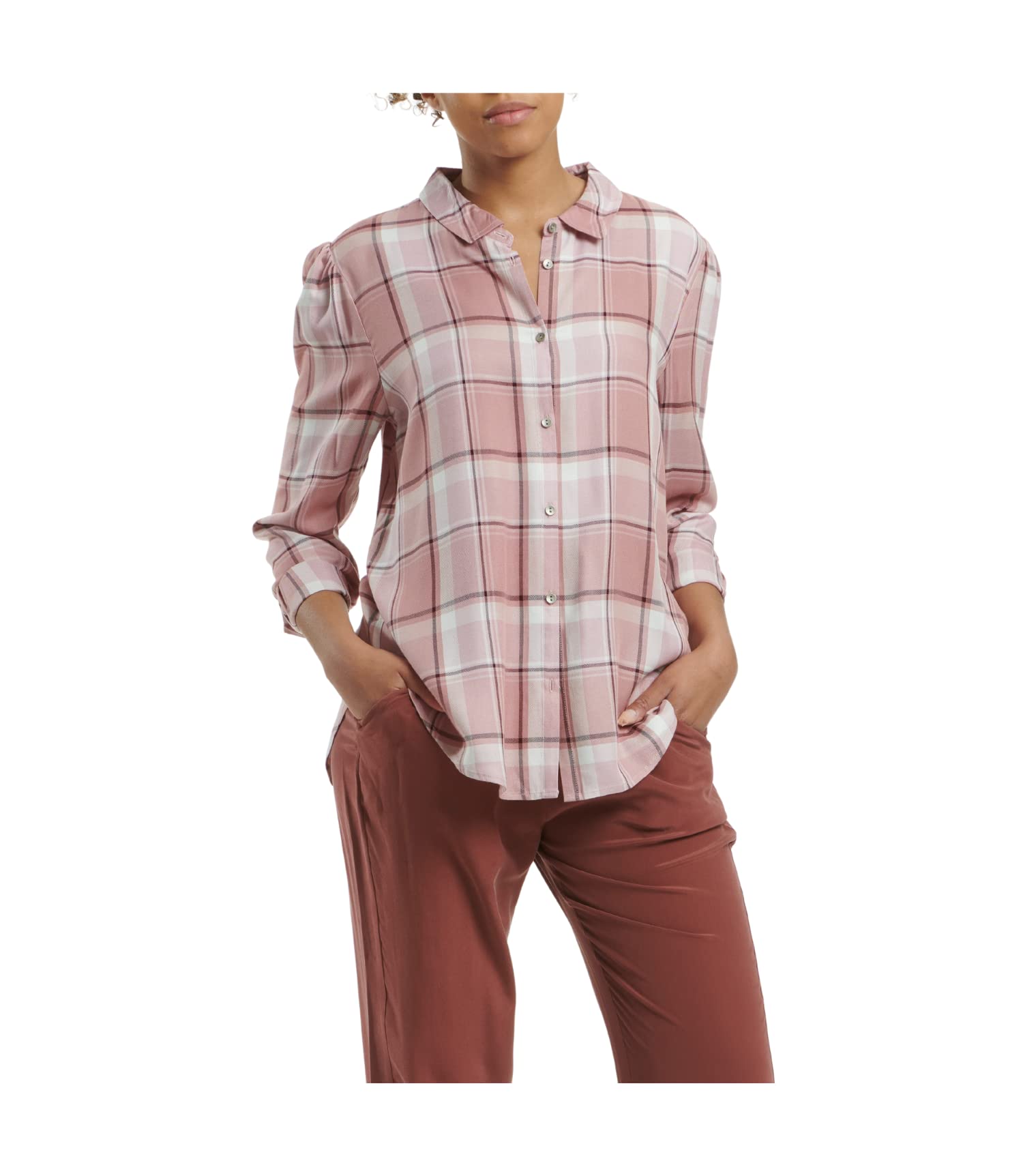 Chrissy Long Sleeve Shirt for Women - Comfortable & Stylish Blouse for Work, Office, and Casual Wear