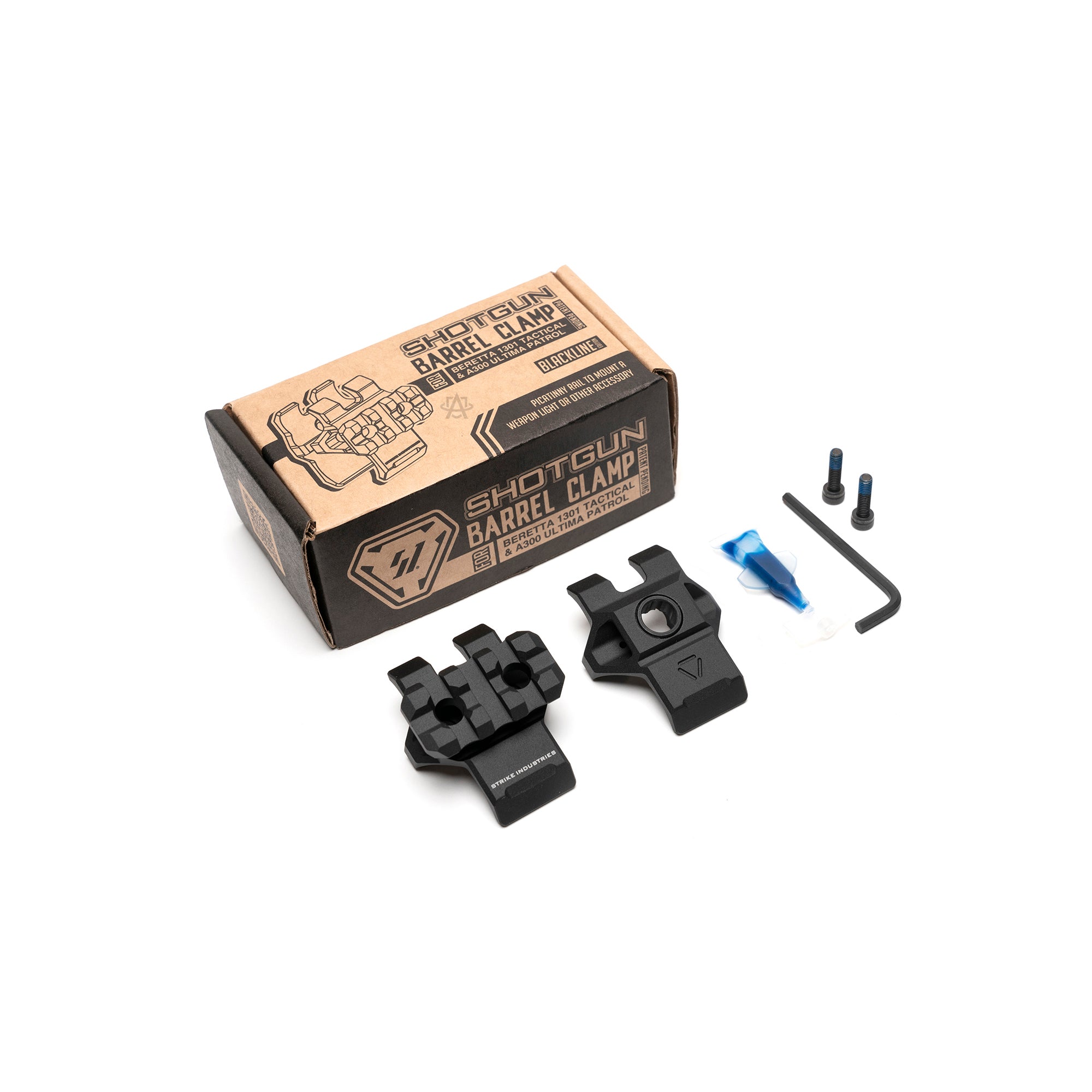 Strike Shotgun Barrel Clamp for Beretta 1301 Tactical & A300 Ultima Patrol - Tactical Shotgun Accessory for Home Defense & Range Shooting