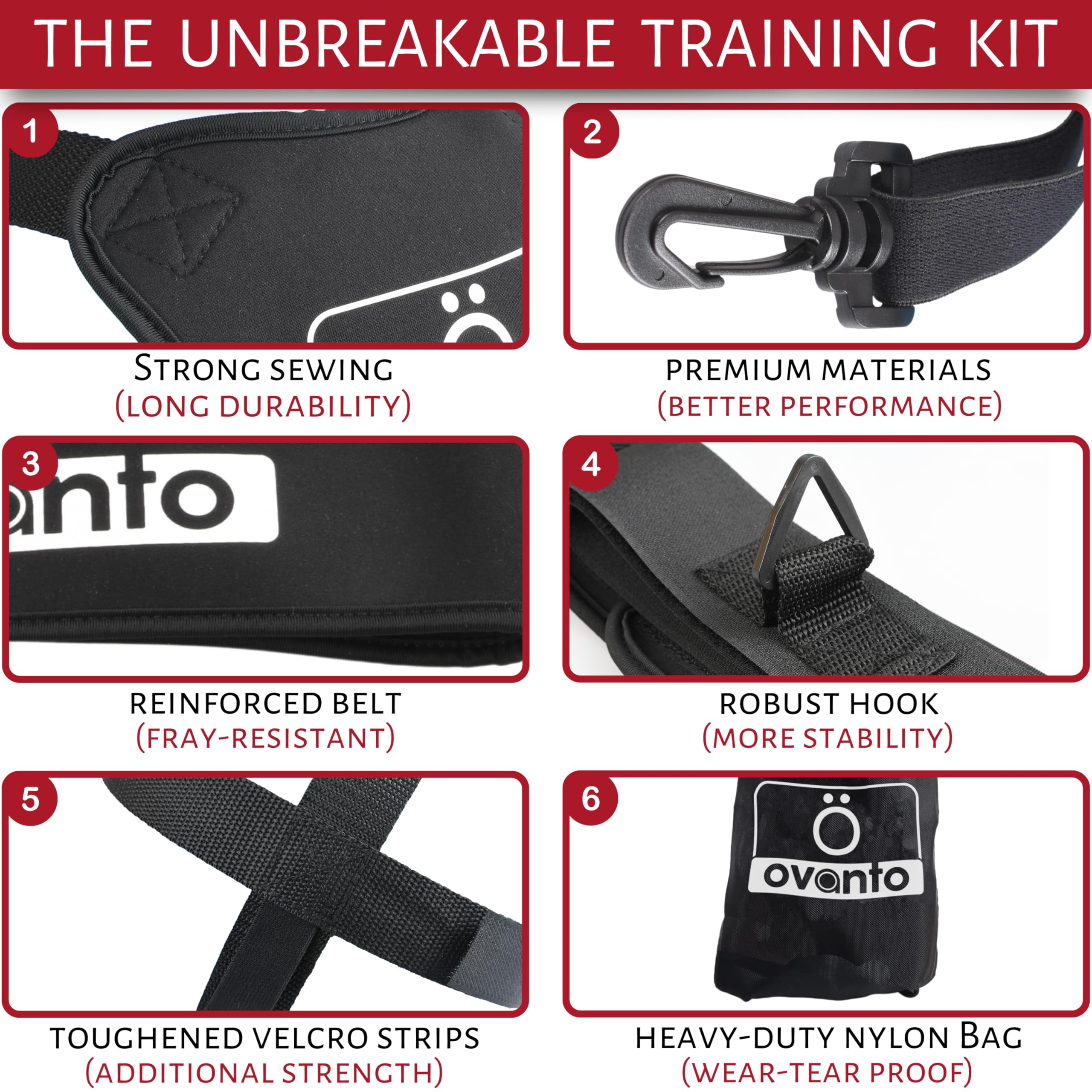 OVANTO Volleyball Training Equipment Set - 4 Styles for Serving, Spiking, Setting & Passing Practice - Adjustable Volleyball Trainer for Beginners & Pros - Perfect for Indoor/Outdoor Court Drills & Solo Practice Sessions