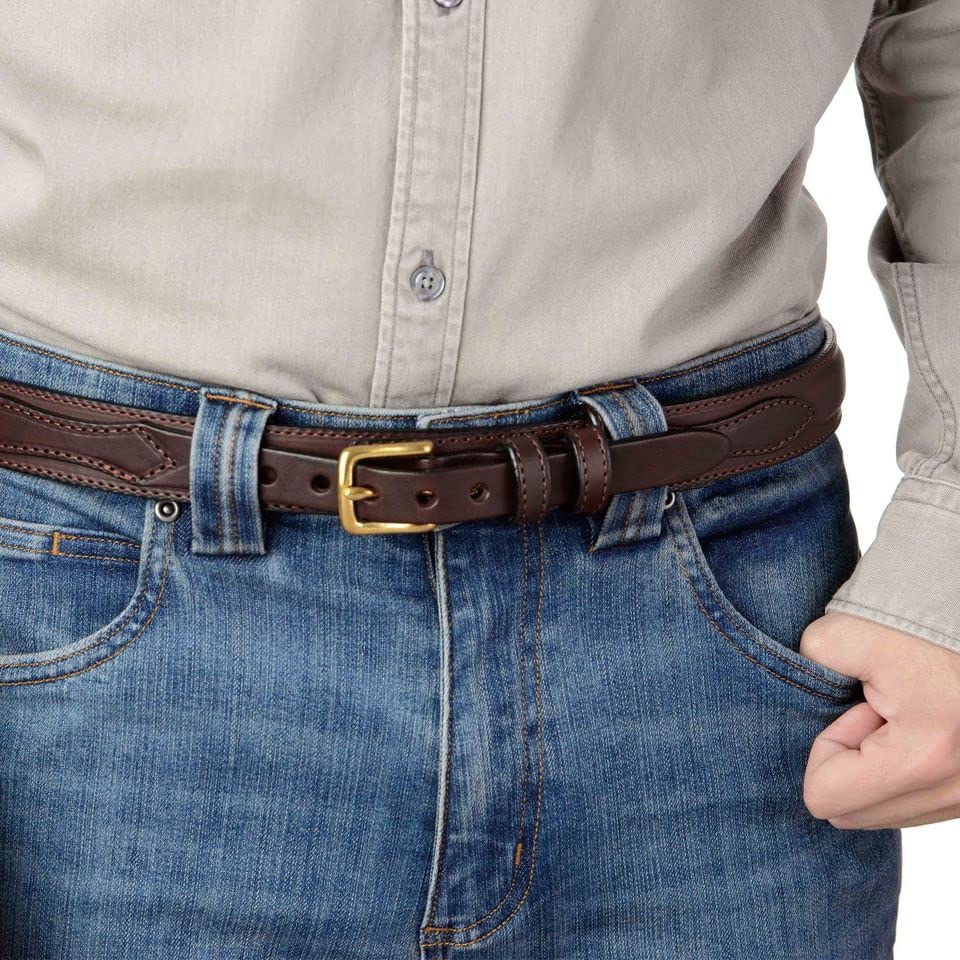 Premium Bullhide Leather Belt for Men - 1.25