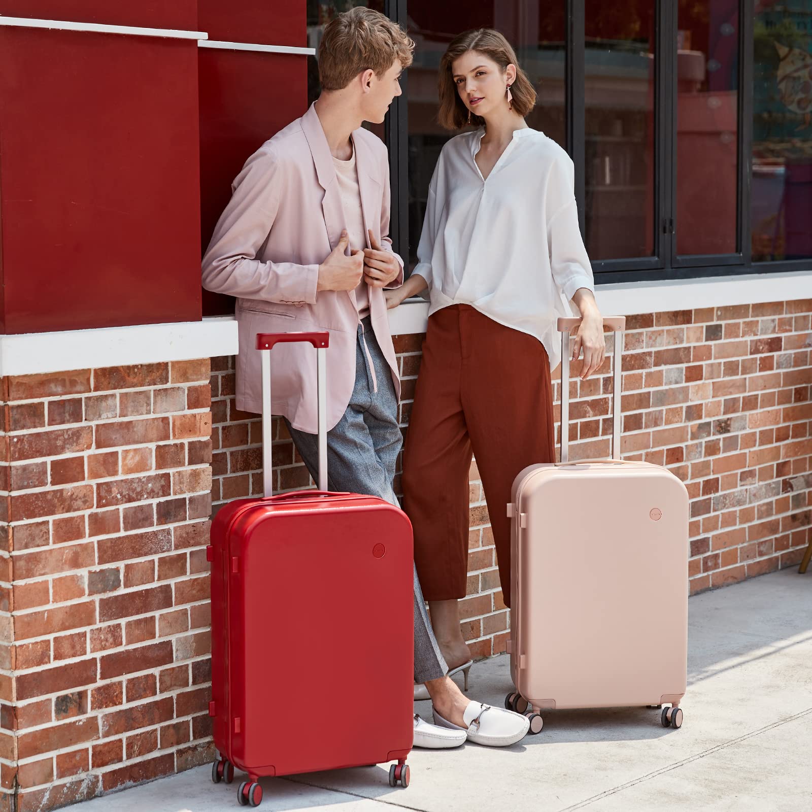 Mixi Hardside Spinner Wheel Suitcase - Lightweight TSA Lock Rolling Luggage with Protective Cover | Perfect for Air Travel, Business Trips & Vacation Packing