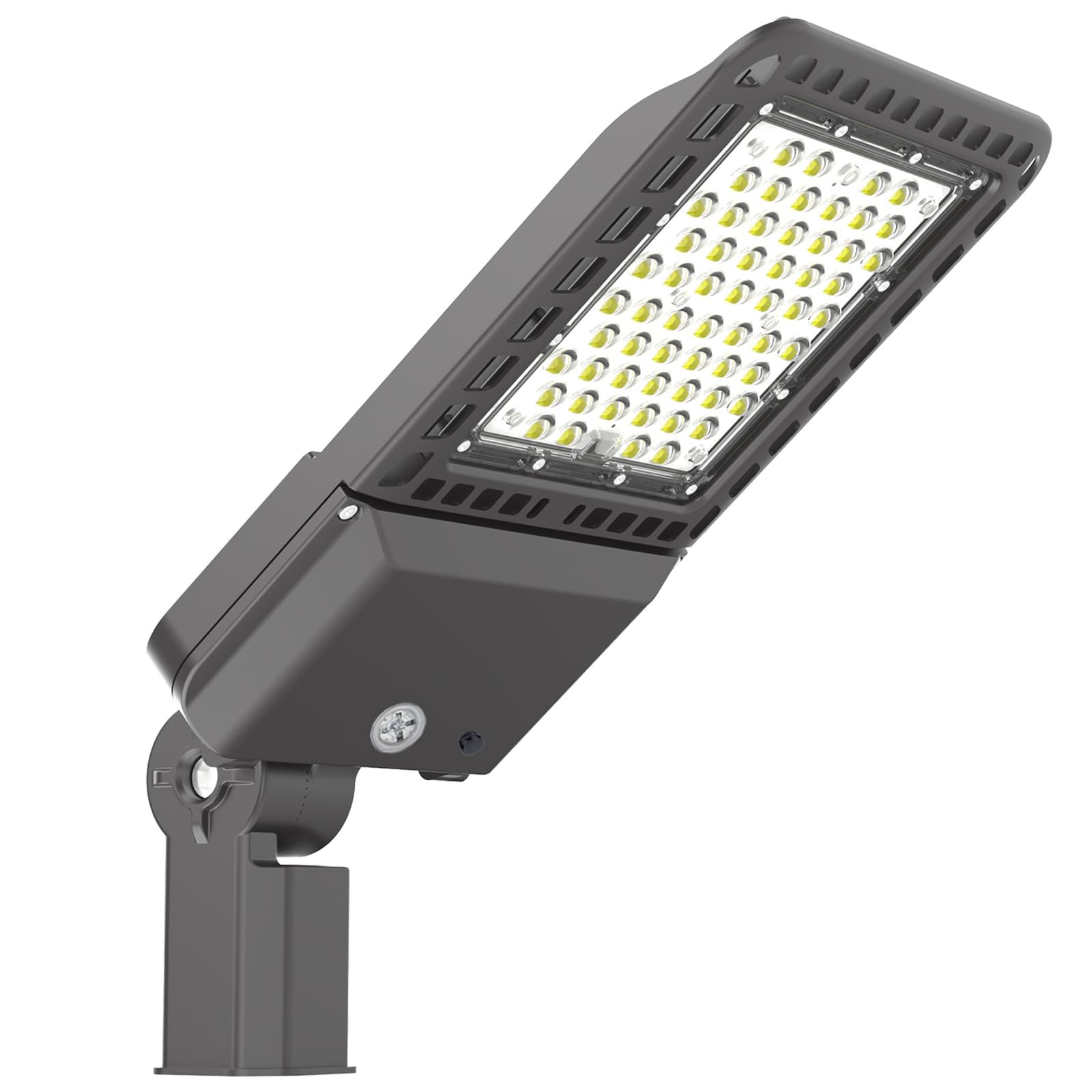 200W LED Parking Lot Lights Outdoor - 28000LM 5000K Shoebox Pole Lights with Dusk to Dawn Photocell, IP65 Waterproof Commercial Street Light with Adjustable Slip Fitter - ETL Certified for Yards, Courts & Parking Areas